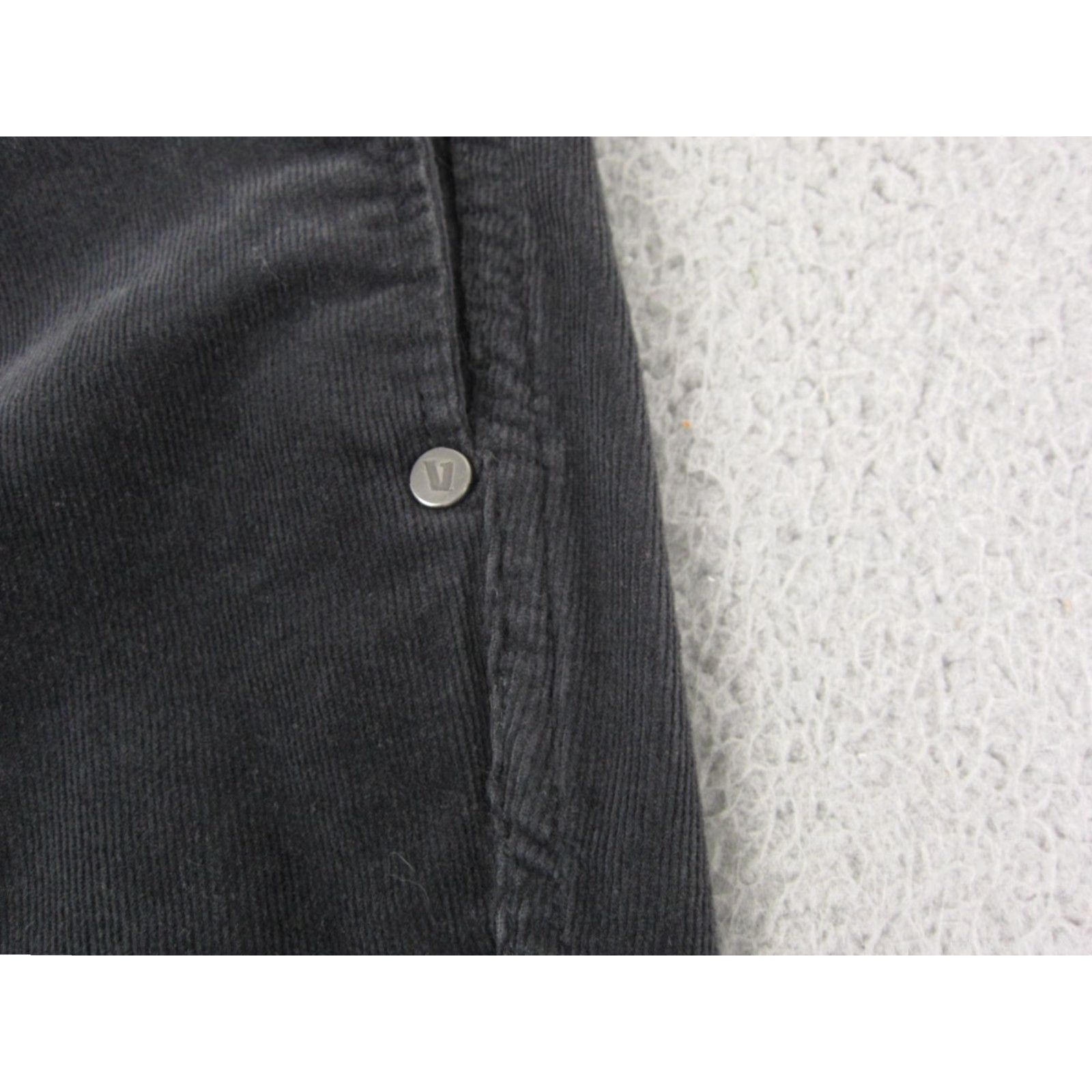 Vuori Vuori Pants Mens Small Black Corduroy Jogger Casual Cotton Size US 29 - 4 Thumbnail