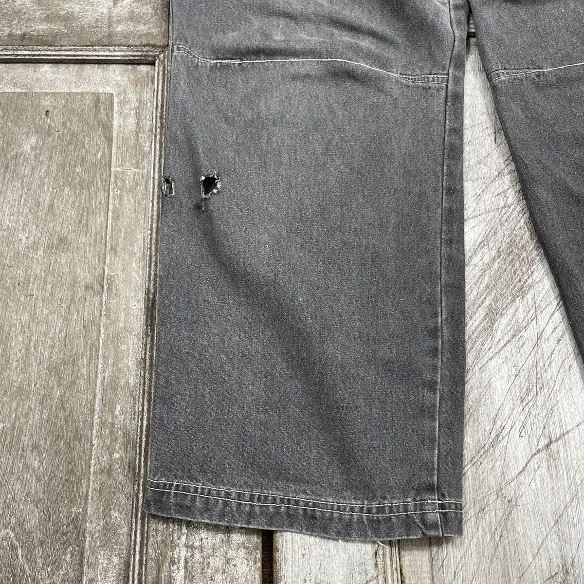 Japanese Brand × Vintage Vintage PJS Surf Cargo Grey Baggy Pants Size US 30 / EU 46 - 7 Thumbnail