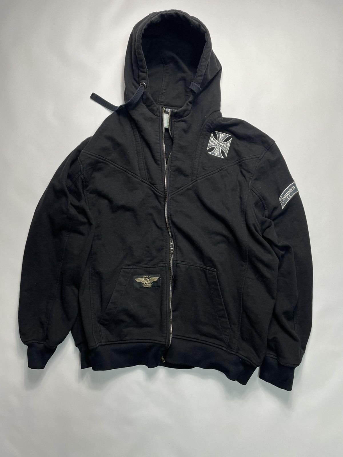 Vintage Archive Vtg Y2K West Coast Choppers Jesse James Hdy Size US L / EU 52-54 / 3 - 3 Thumbnail