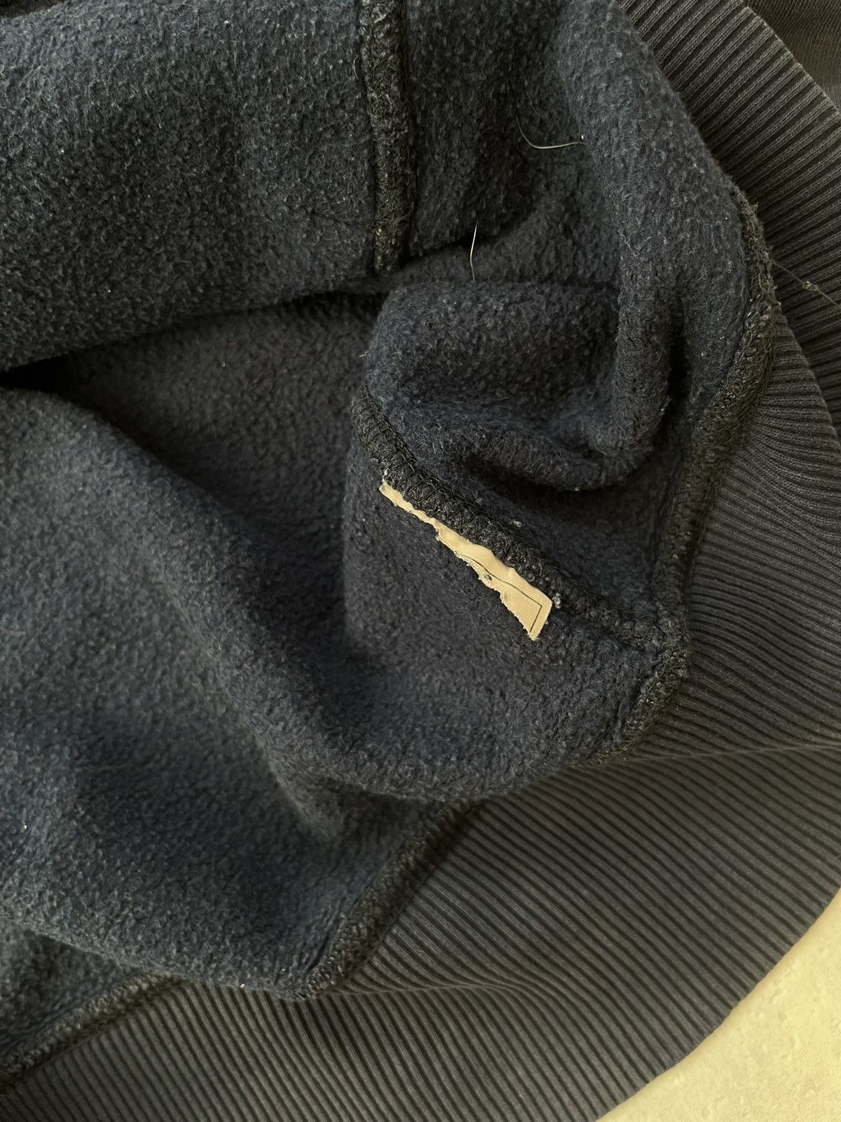 Nike × Vintage 90s Nike Swoosh Vintage Y2K Faded Blank Retro Hoodie Size US S / EU 44-46 / 1 - 5 Thumbnail