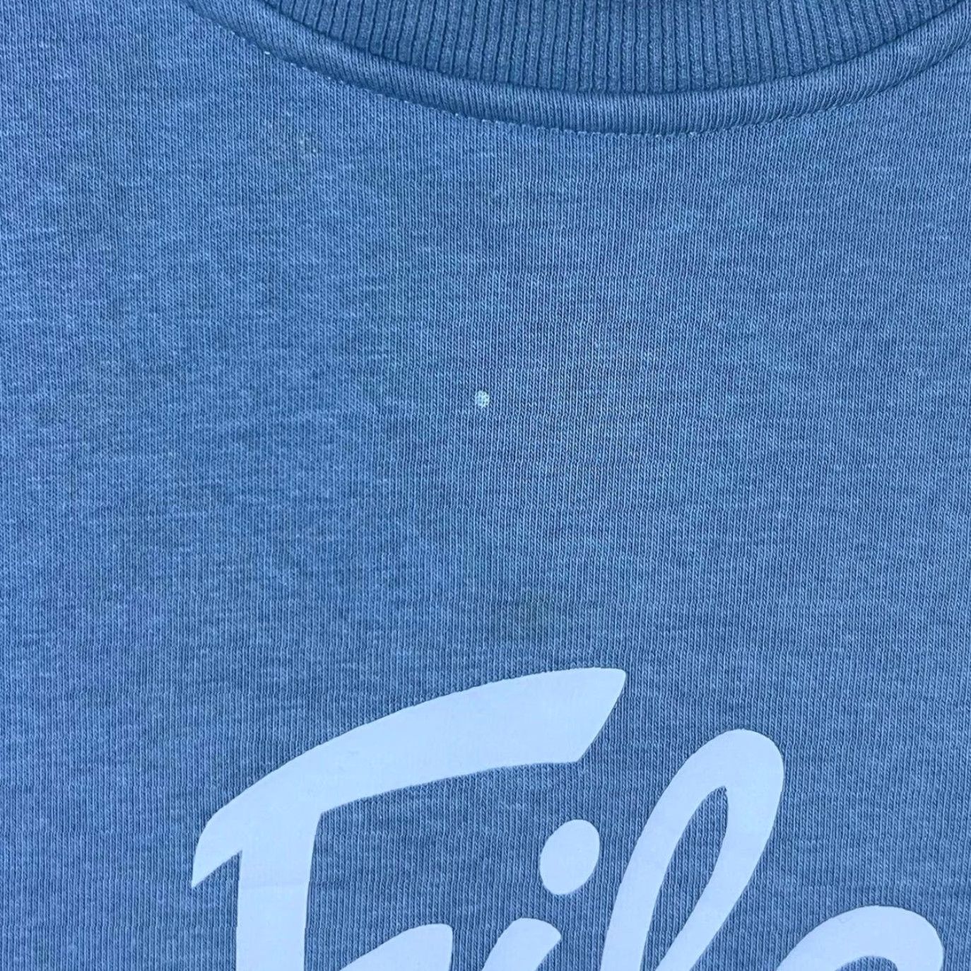 Fila FILA Script Logo Spellout Graphic Blue Crewneck Sweatshirt Women L Size Size L / US 10 / IT 46 - 5 Thumbnail