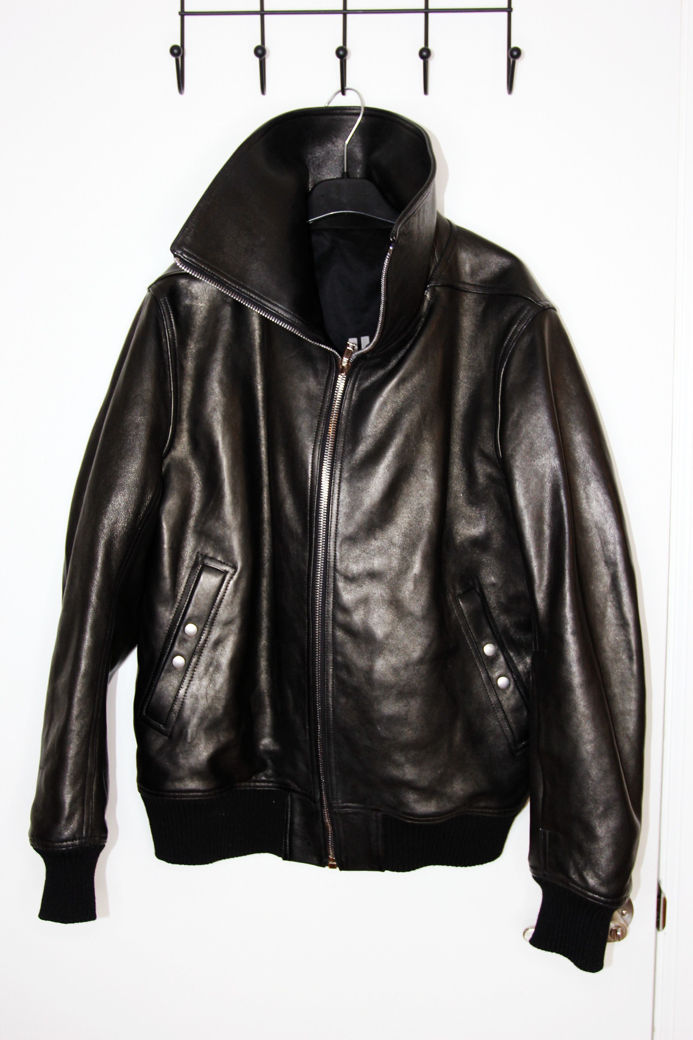 Rick Owens BNWT AW25 RICK OWENS "CONCORDIANS" DRACUCOLLAR JACKET 44 Size US M / EU 48-50 / 2 - 2 Thumbnail