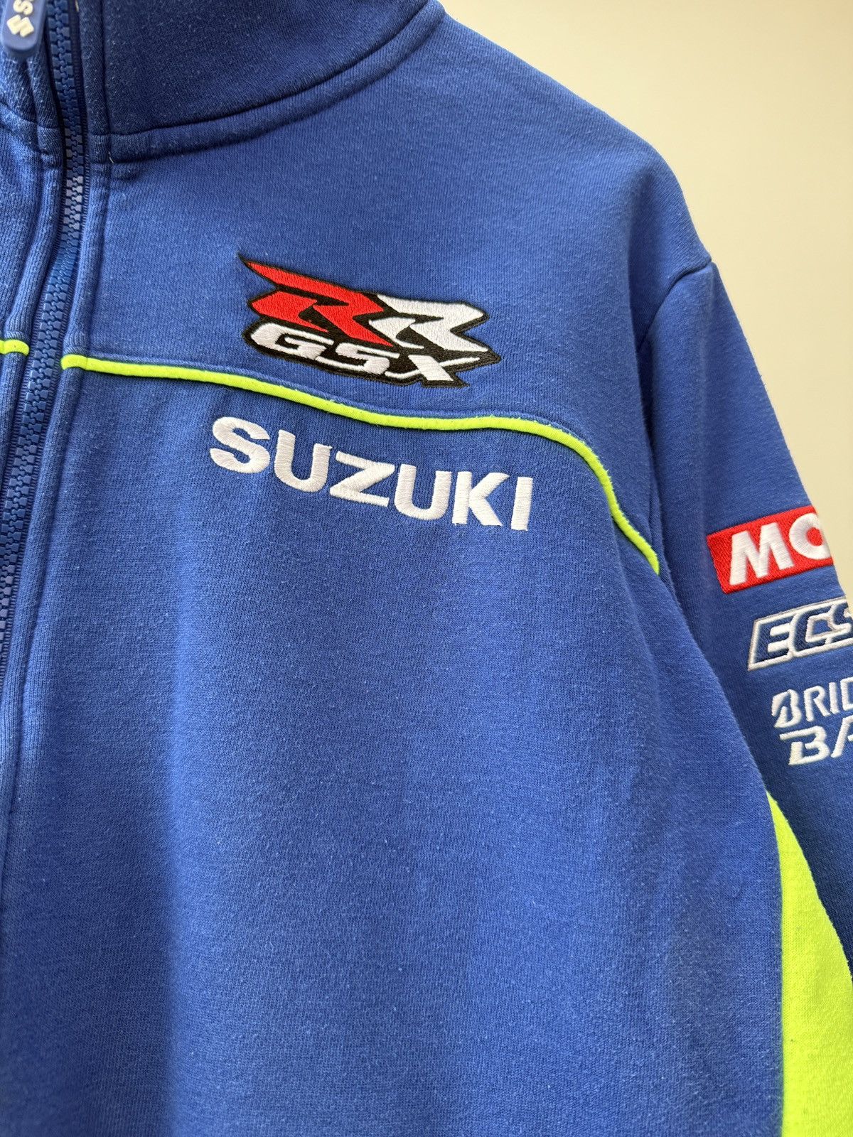 Other Vintage Suzuki MotoGP Team Jacket Mens Blue Full Zip Racing Size US XL / EU 56 / 4 - 8 Thumbnail