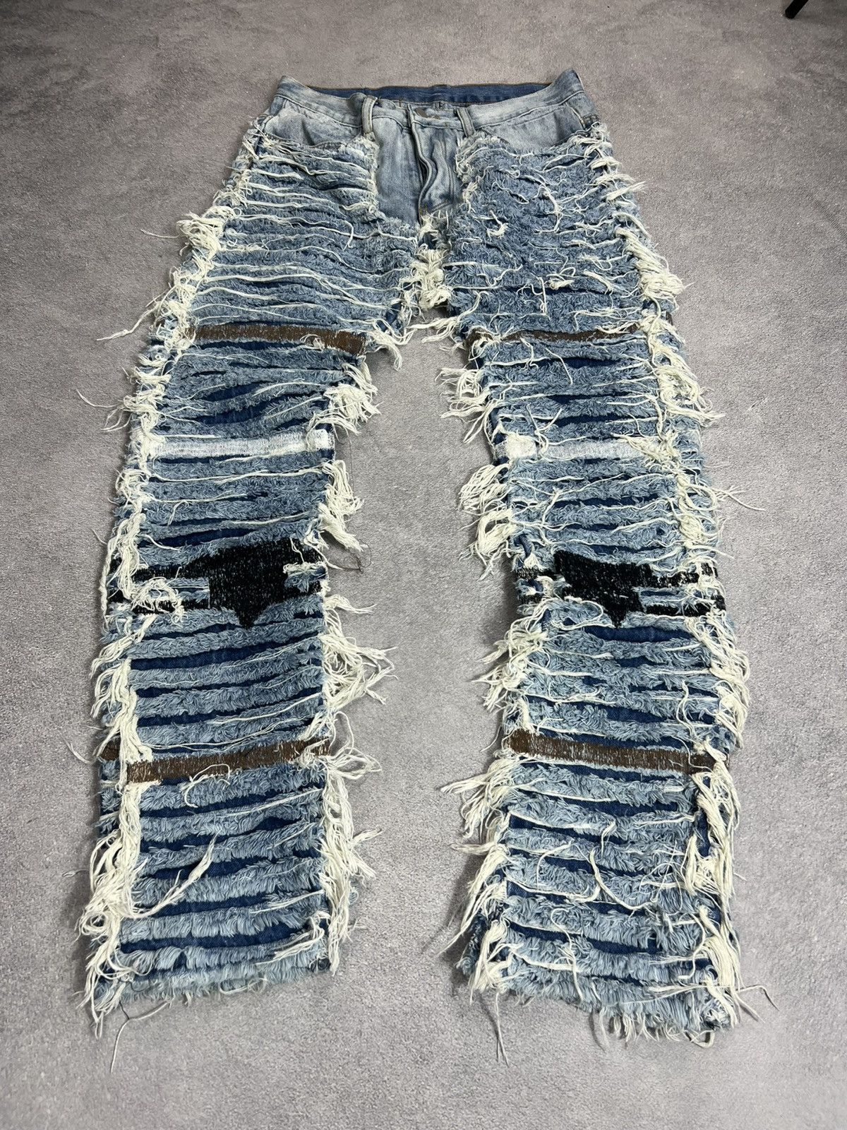 Japanese Brand Vintage streetwear Hysteric Glamour Style Distressed jeans Size US 32 / EU 48 - 1 Thumbnail
