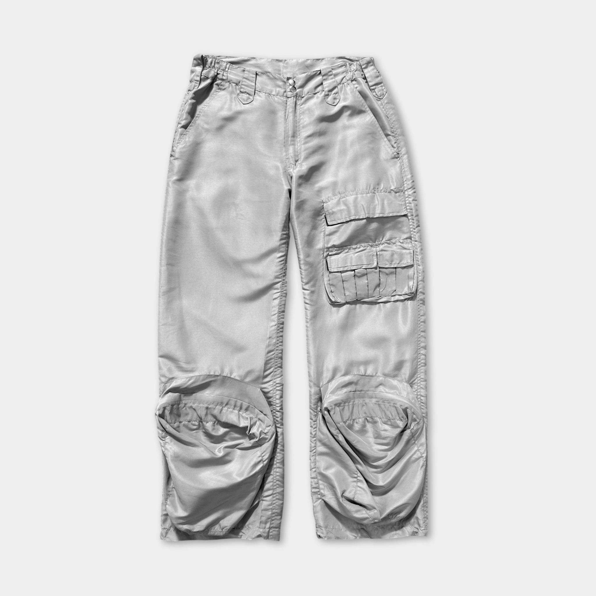 Japanese Brand Unkn Studios 2000's Space Style Cargo Pants Grey Size US M / EU 48-50 / 2 - 1 Thumbnail