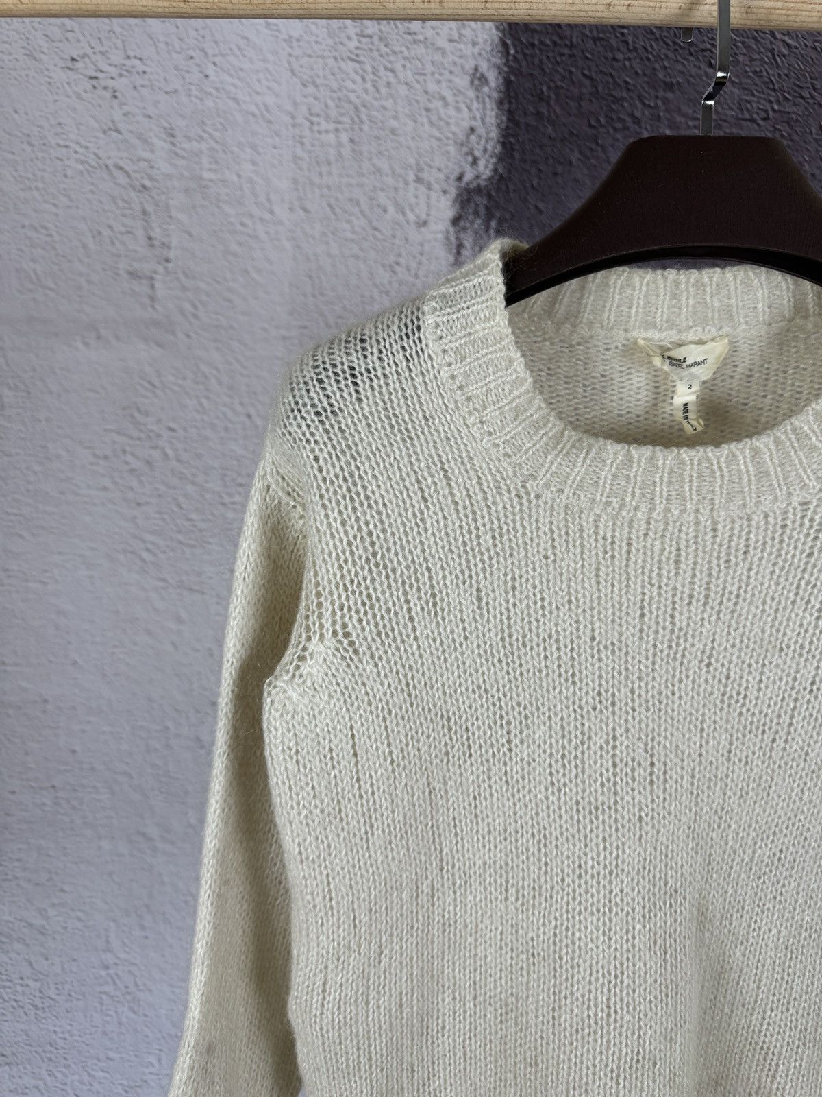 Isabel Marant Isabel Marant Etoile beige super kid mohair oversize sweater Size XS / US 0-2 / IT 36-38 - 3 Thumbnail