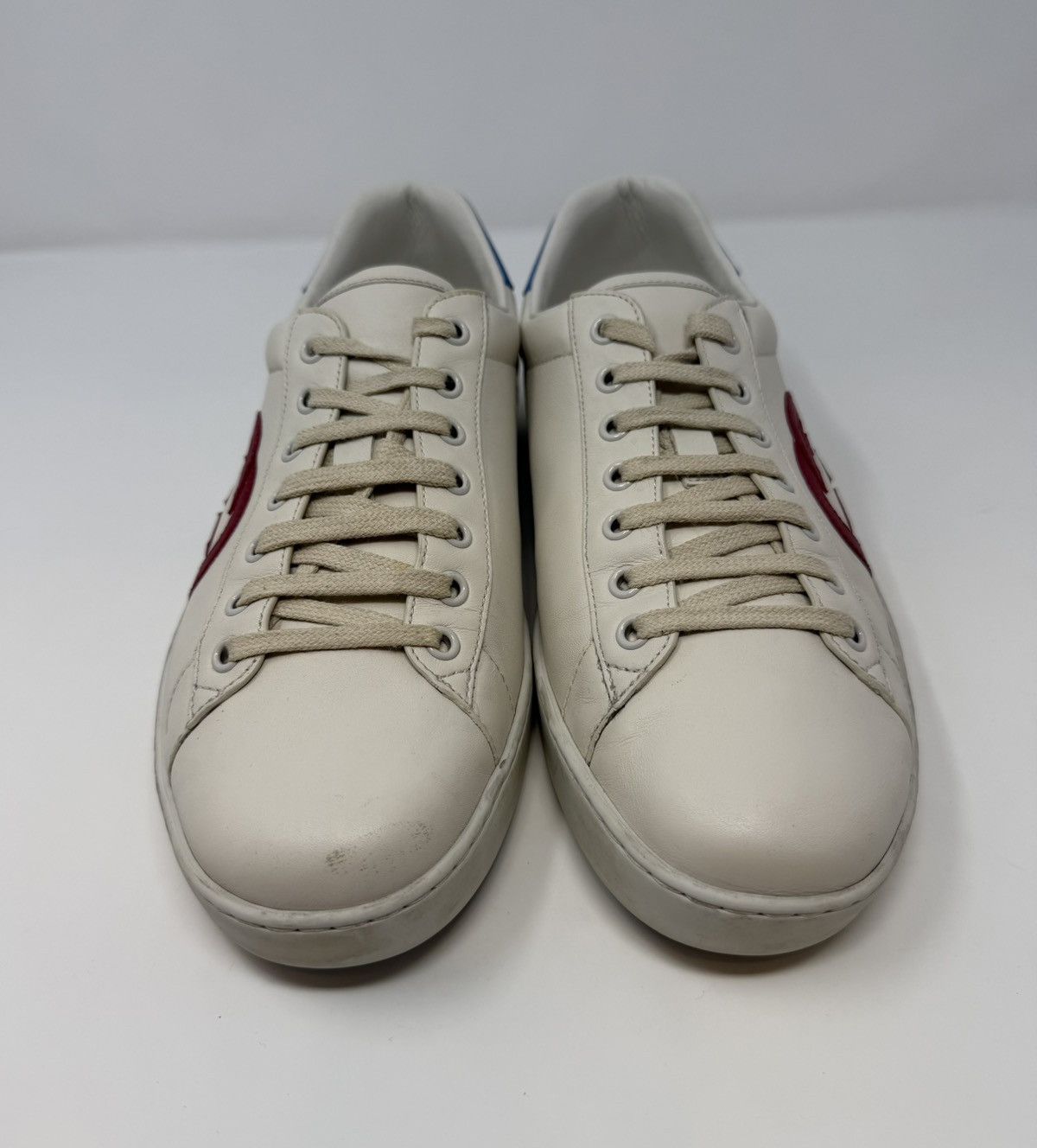 Gucci Gucci Ace Interlocking G Sneaker White Leather Size US 10 / EU 43 - 2 Thumbnail