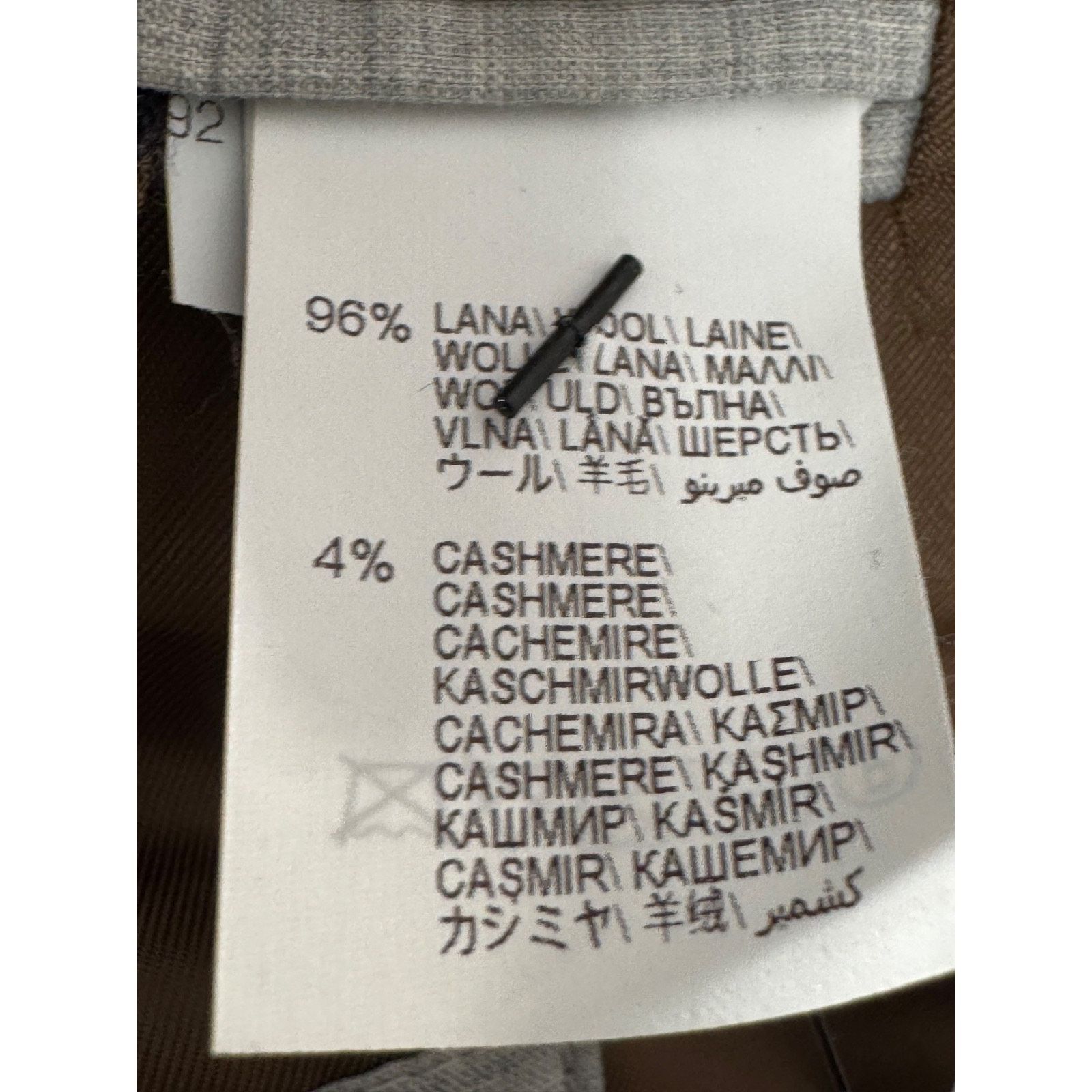 Brunello Cucinelli Brunello Cucinelli Houndstooth 64 54RUS Wool Cashmere Size 54R - 5 Thumbnail