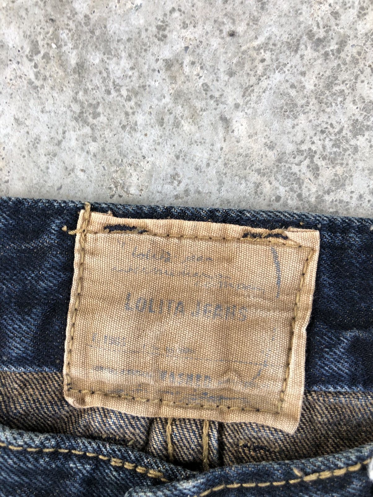 Japanese Brand Rare Yoshitomo Nara Lolita Dog Distressed Jeans Size US 34 / EU 50 - 17 Thumbnail