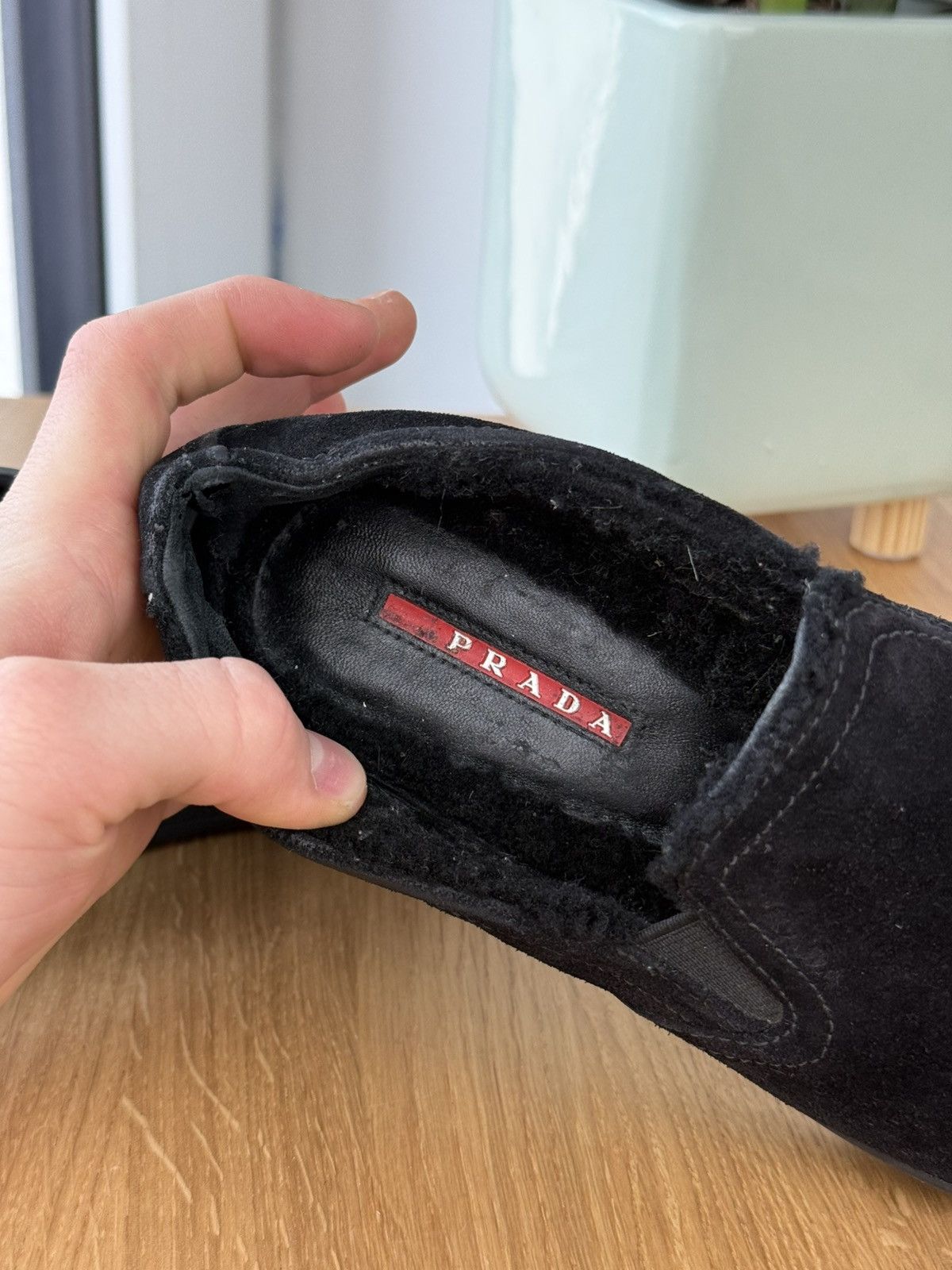 Prada × Vintage Prada Vintage Women’s Black Luxury Leather Shoes Sneakers Size US 6 / IT 36 - 12 Thumbnail