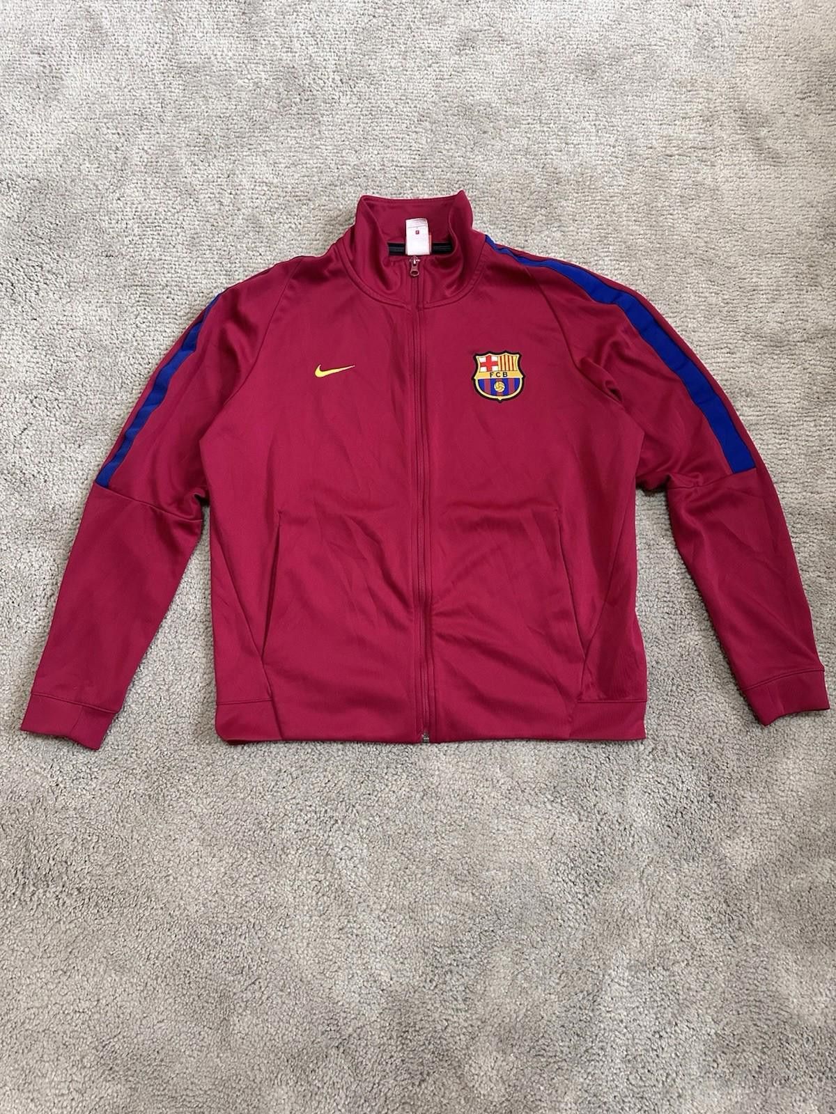 Nike Barcelona 2017/18 Football Soccer Track Jacket Nike Size L Size US L / EU 52-54 / 3 - 1 Thumbnail