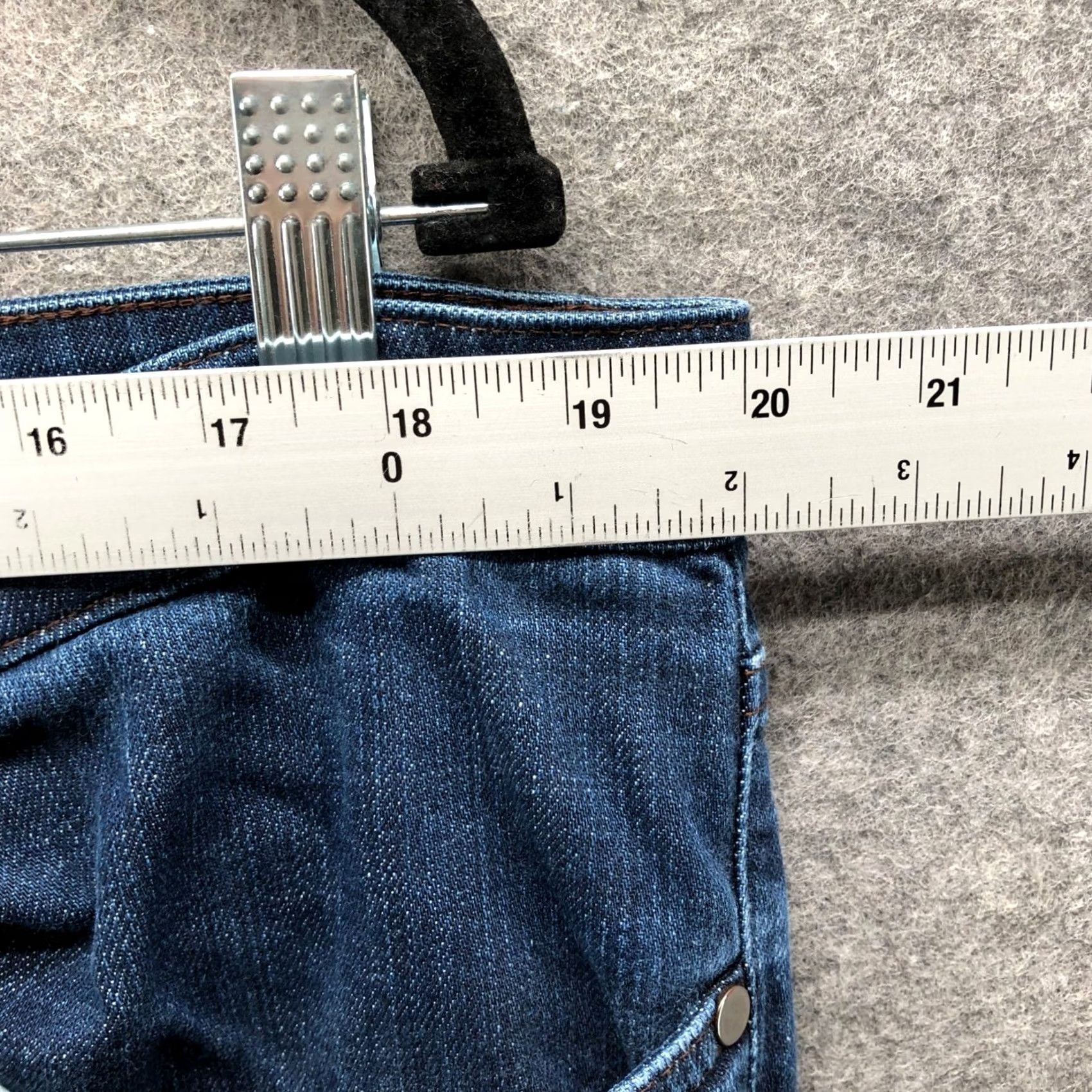 Eileen Fisher Eileen Fisher Jeans Womens XL Blue Straight Leg Waist Stretch Dark Wash Size 40" / US 18 - 7 Thumbnail