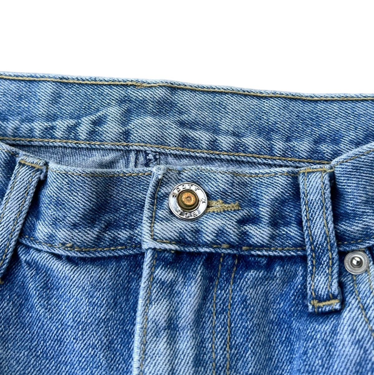 Vintage B.scott blue denim jeans Size US 28 / EU 44 - 2 Thumbnail