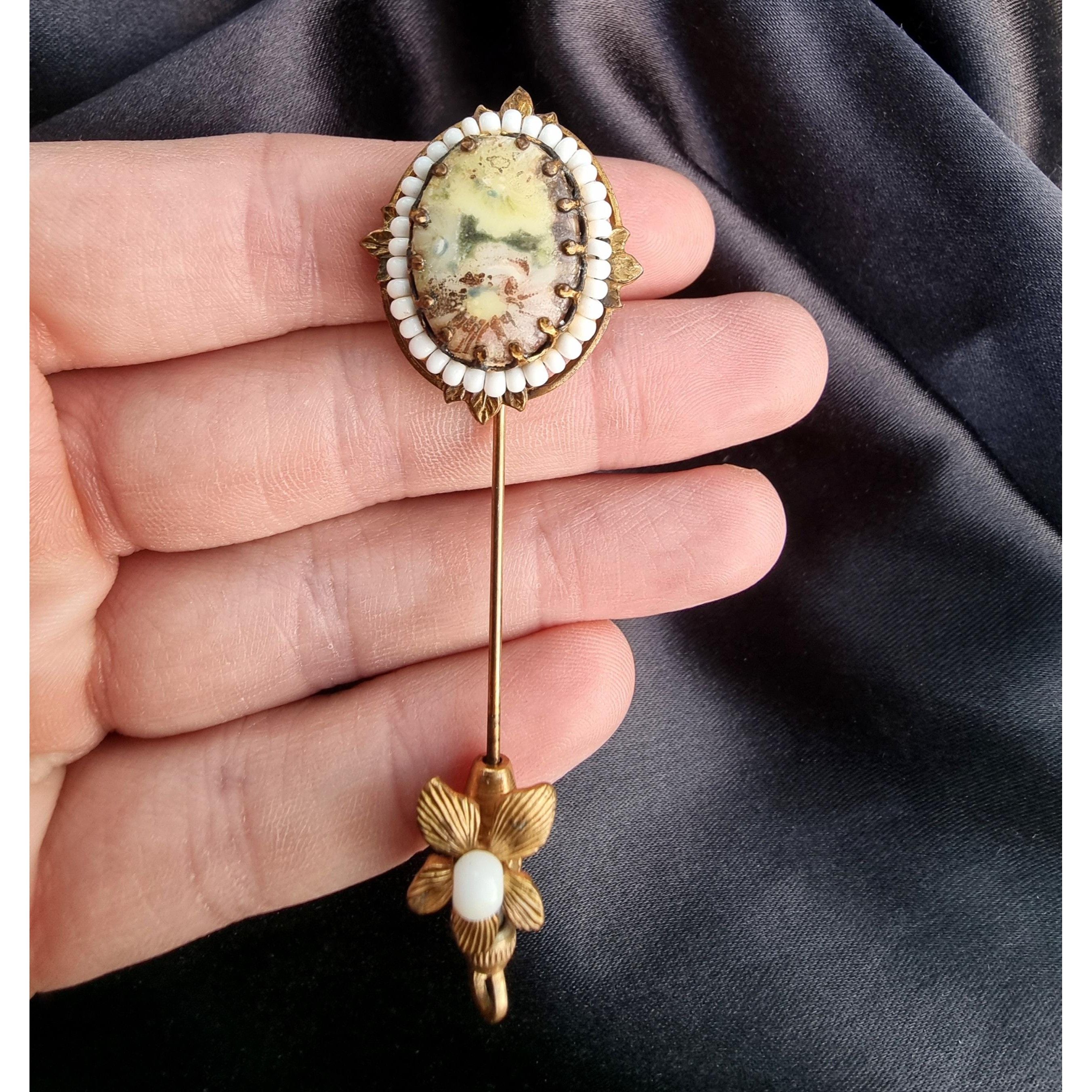 Miriam Haskell Rare Find Vintage 1930s MIRIAM HASKELL Unsigned Baroque Styl Size ONE SIZE - 5 Thumbnail