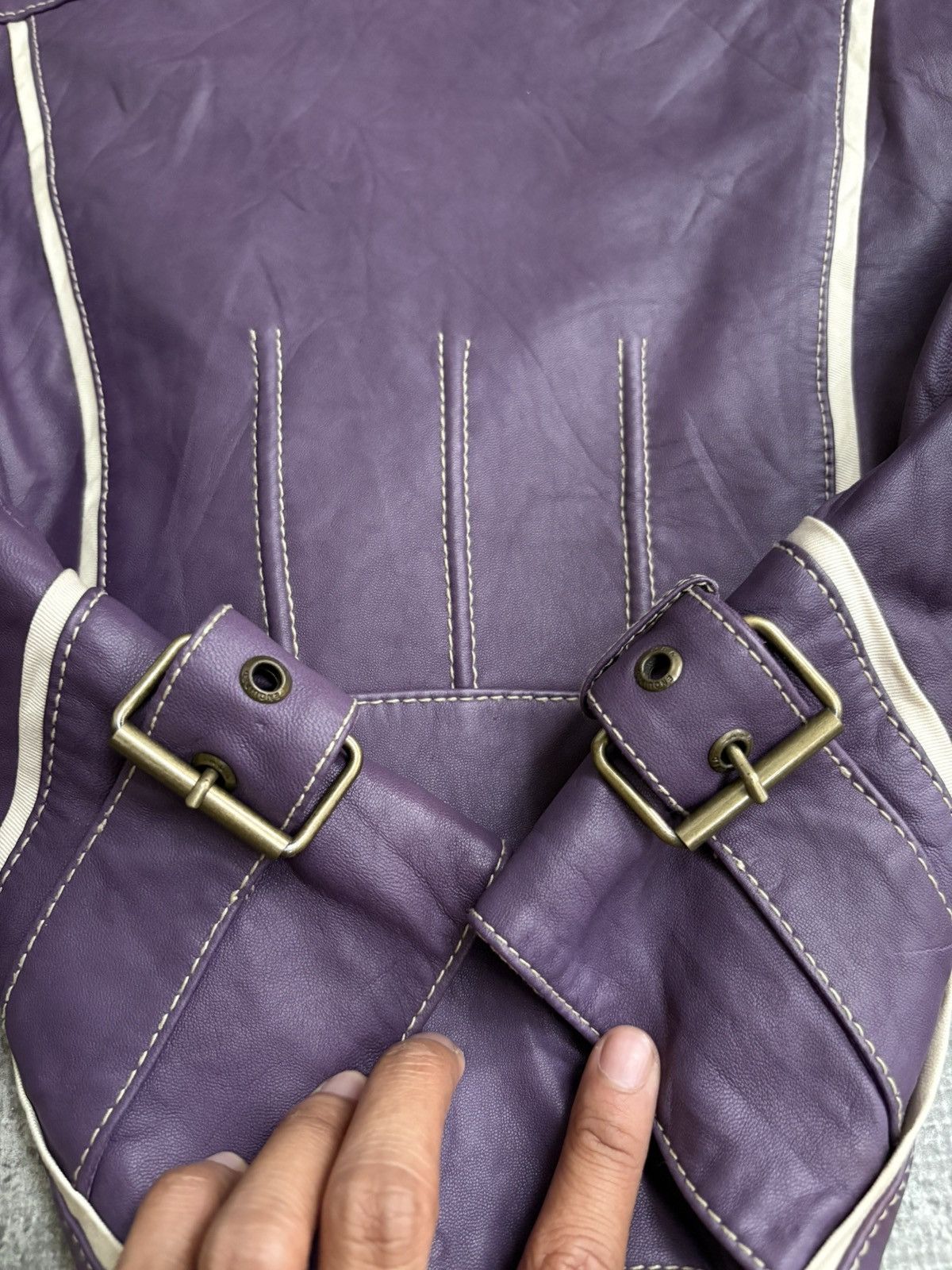 Japanese Brand RAMONES LETHER JACKET ASK ENQUIRED Size M / US 6-8 / IT 42-44 - 7 Thumbnail