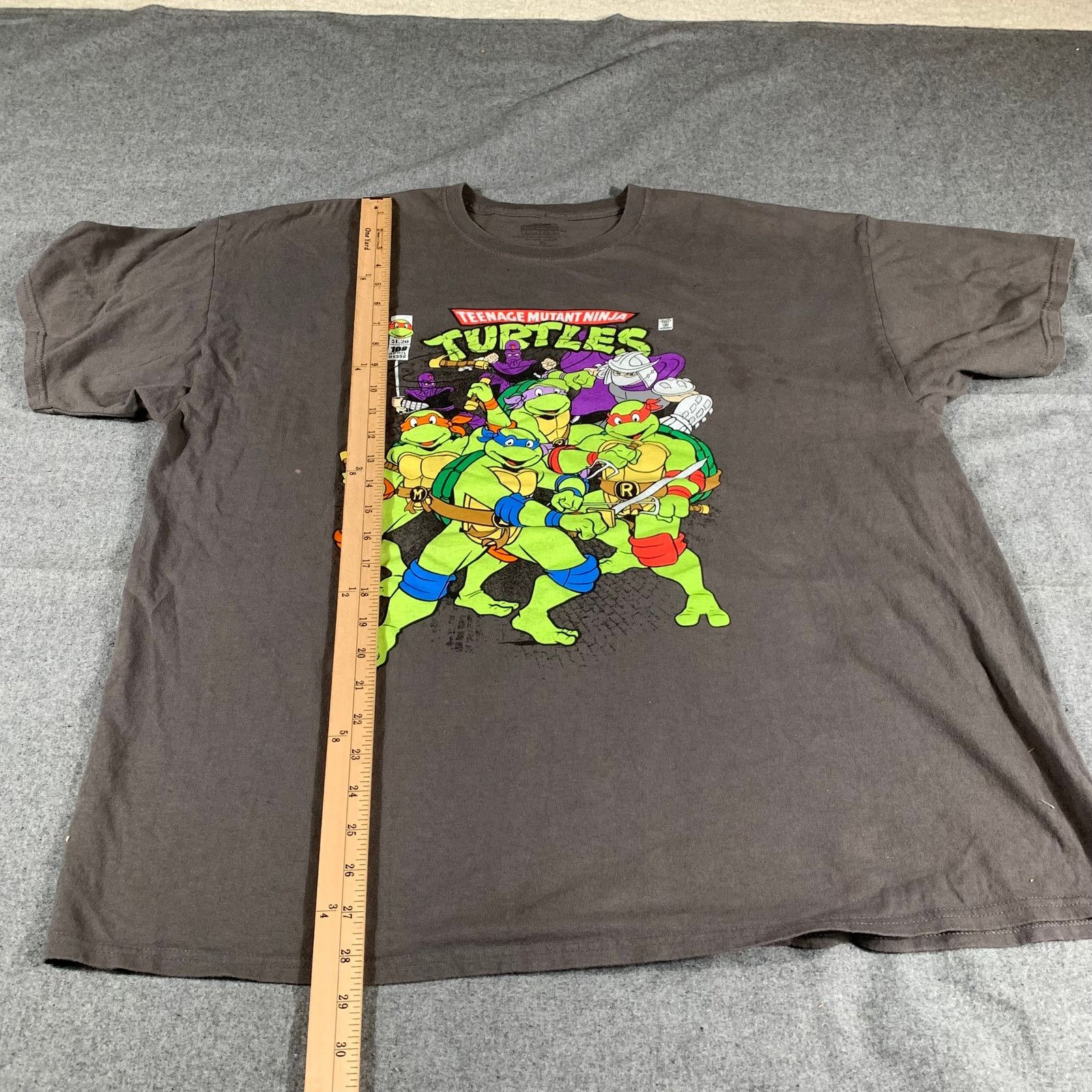 Other Ninja Turtles Womens XL Gray Short Sleeve Crew Neck Size XL / US 12-14 / IT 48-50 - 7 Thumbnail