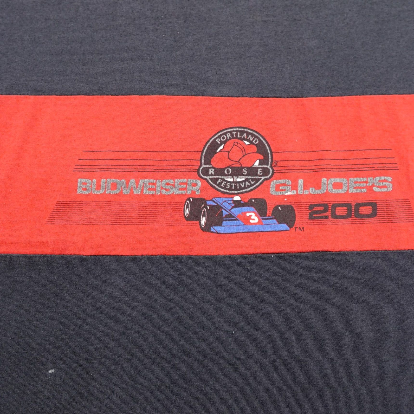 Other VINTAGE Budweiser Racing Shirt Adult Medium Gray Graphic Print Crew Neck Portland Rose Festival Mens Size US M / EU 48-50 / 2 - 3 Thumbnail