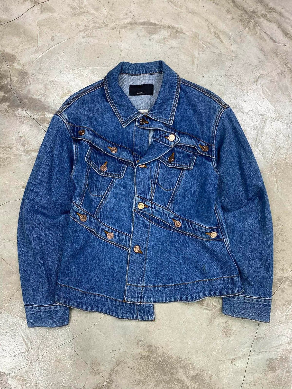 Other Jkoo AW19 Distorted Denim Jacket Size US XS / EU 42 / 0 - 1 Thumbnail