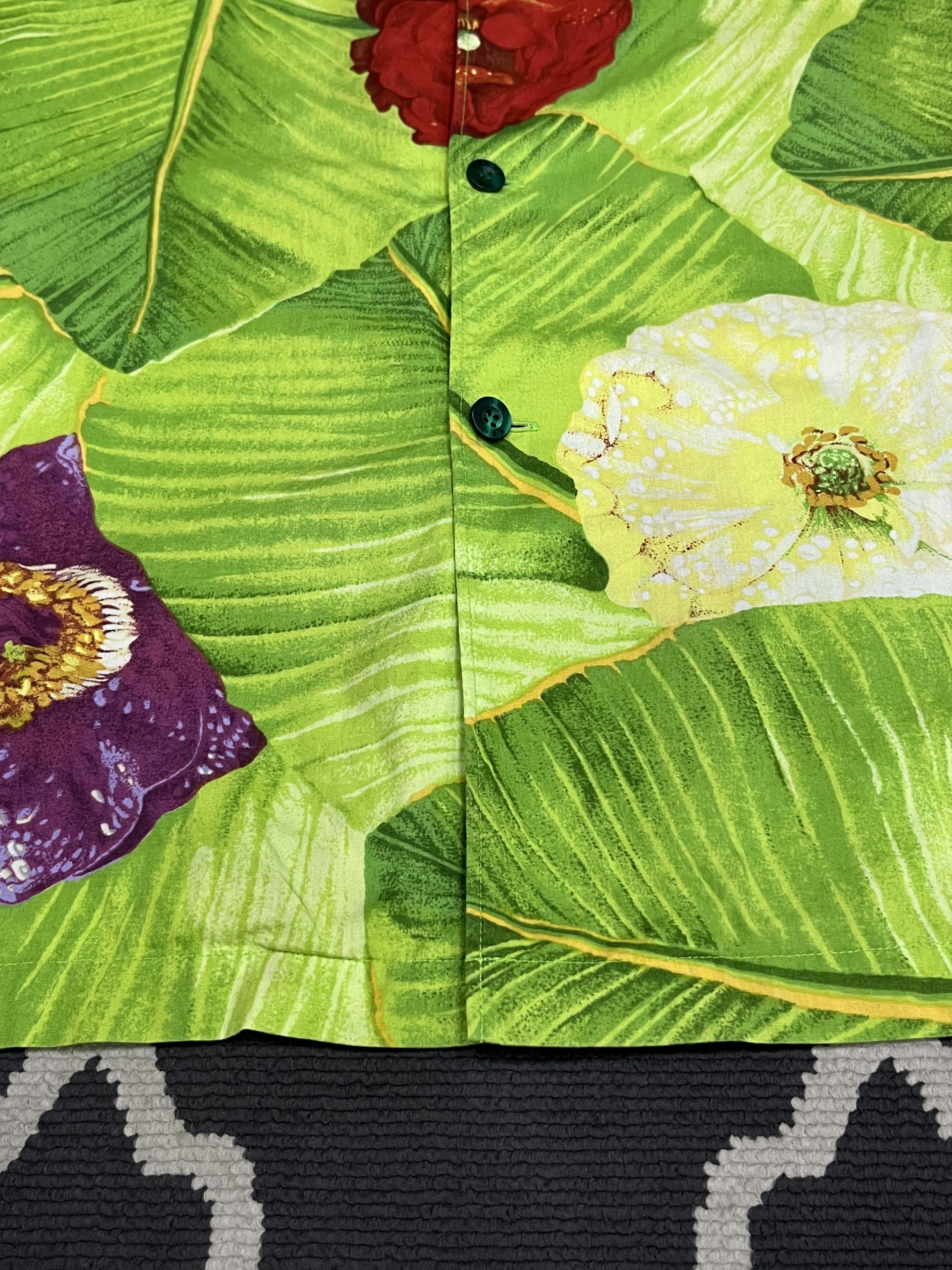 Kenzo Vintage Kenzo Water Lily Banana Leaf Shirt Pants Set Japan Size US L / EU 52-54 / 3 - 10 Thumbnail