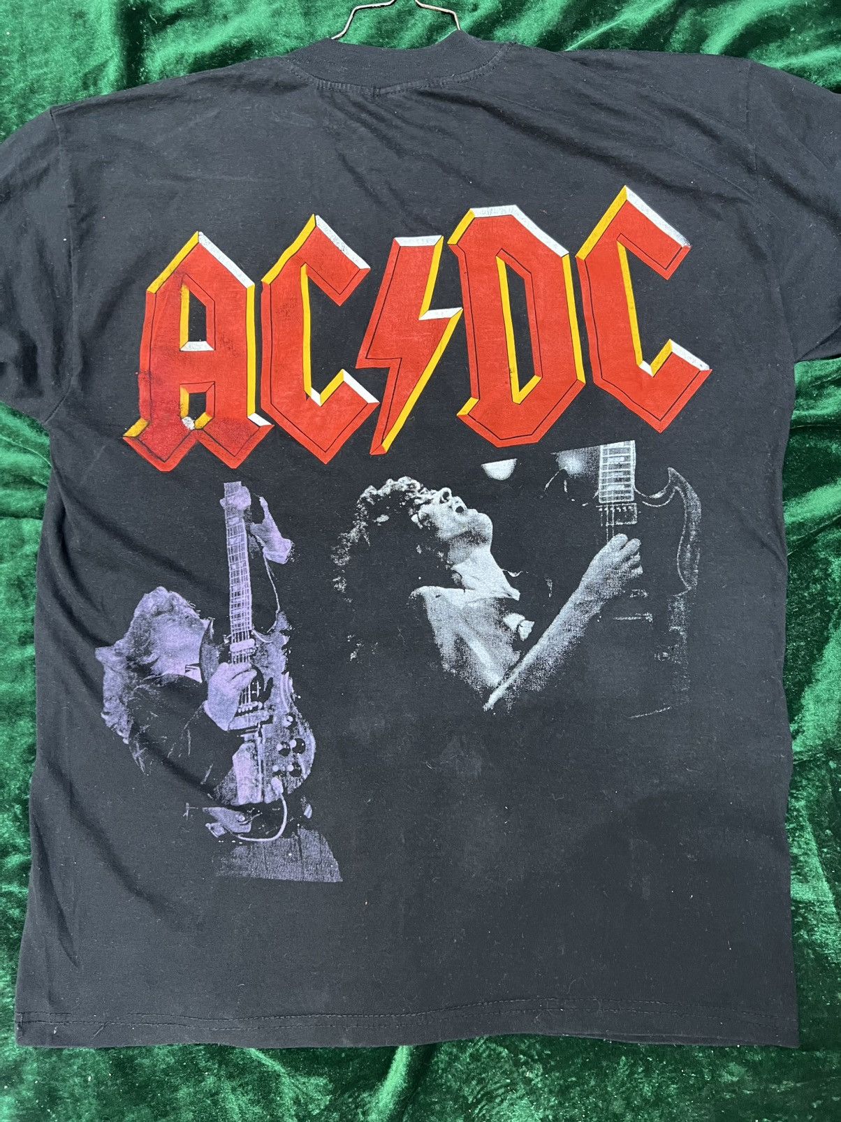 Vintage AC/DC tshirt vintage 90s Size US XL / EU 56 / 4 - 3 Thumbnail