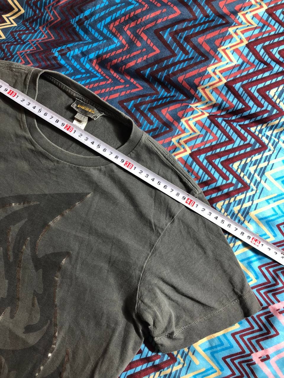 Diesel × Vintage Vintage Diesel Big Face Logo Y2K Tee Size US S / EU 44-46 / 1 - 2 Thumbnail