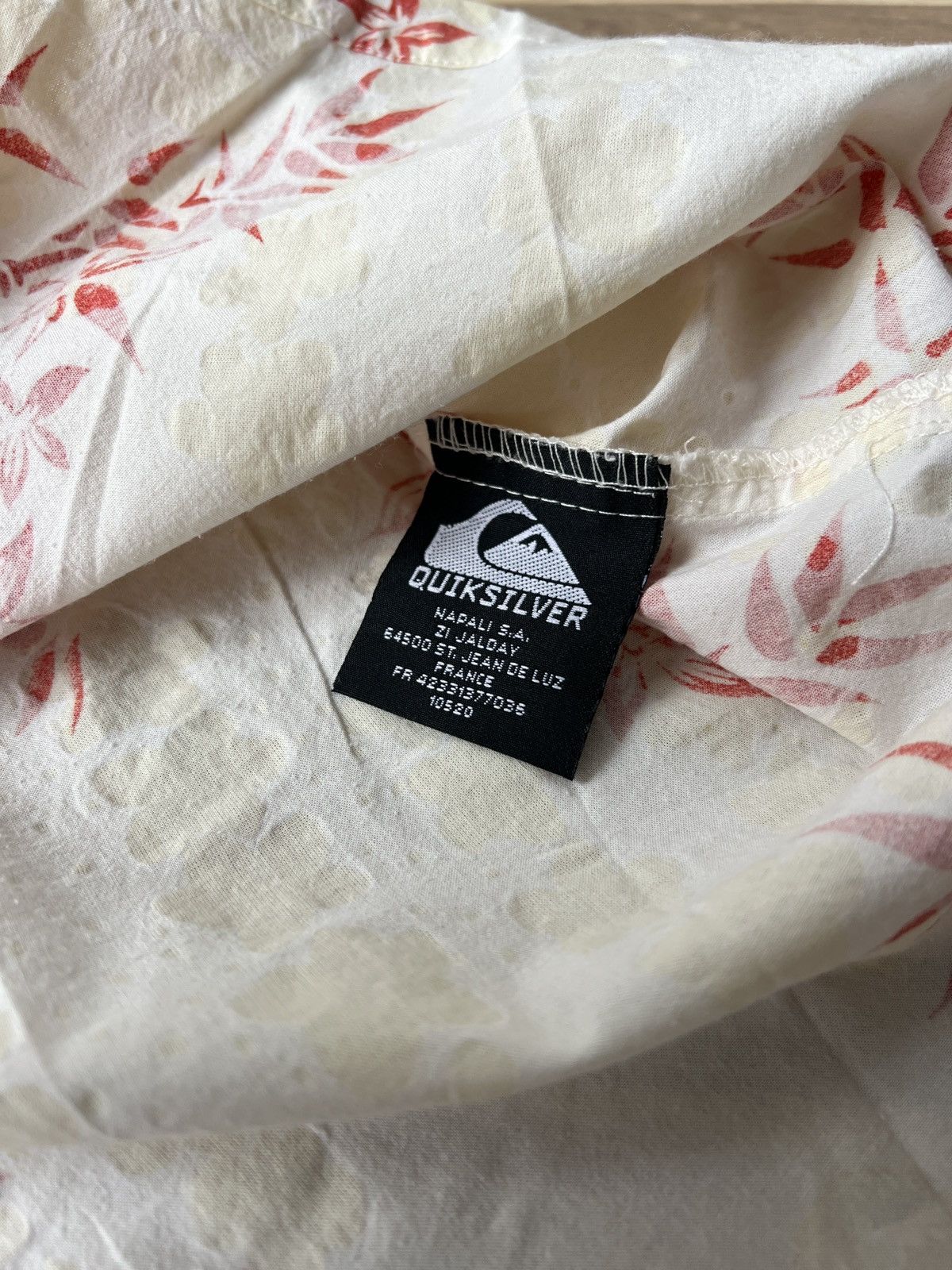 Quiksilver Vintage Quiksilver Men’s Hawaiian Cotton Shirt Size L Size US L / EU 52-54 / 3 - 9 Thumbnail