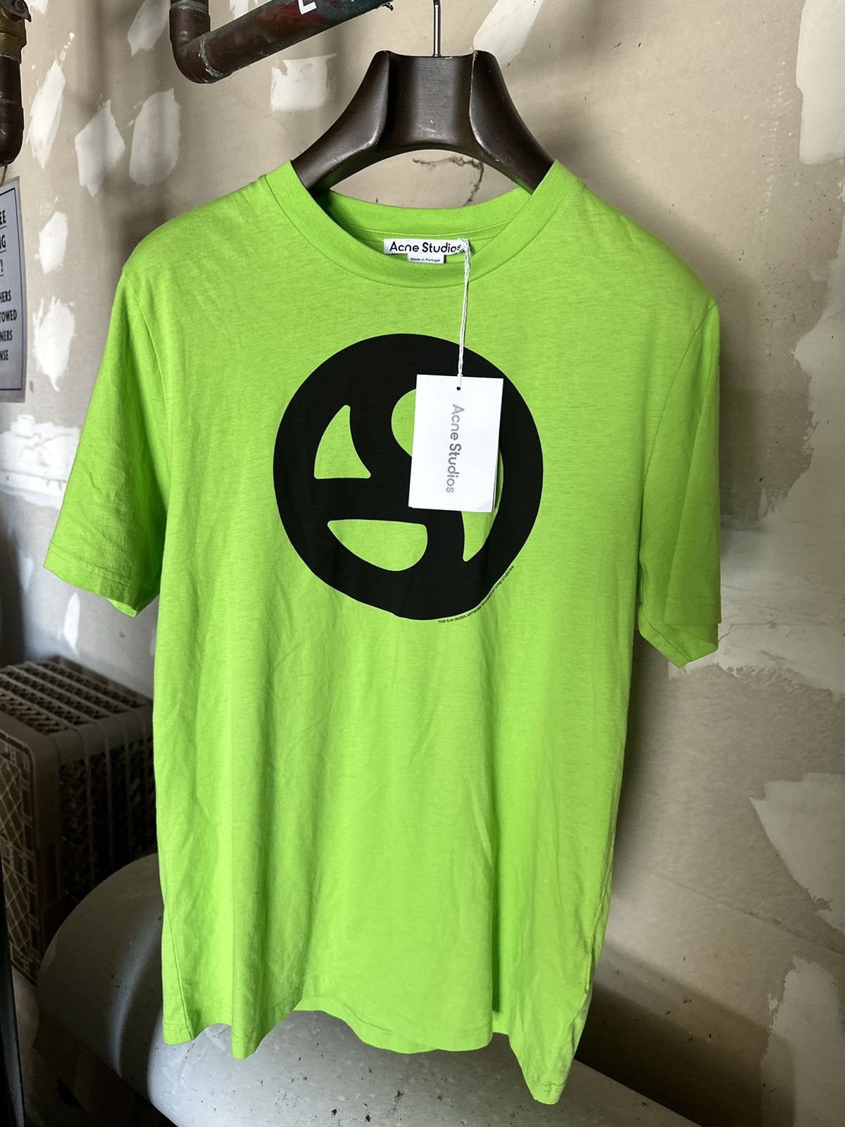 Acne Studios BNWTS”330$”ACNE STUDIOS WARPED LOGO TEE Size US S / EU 44-46 / 1 - 1 Thumbnail
