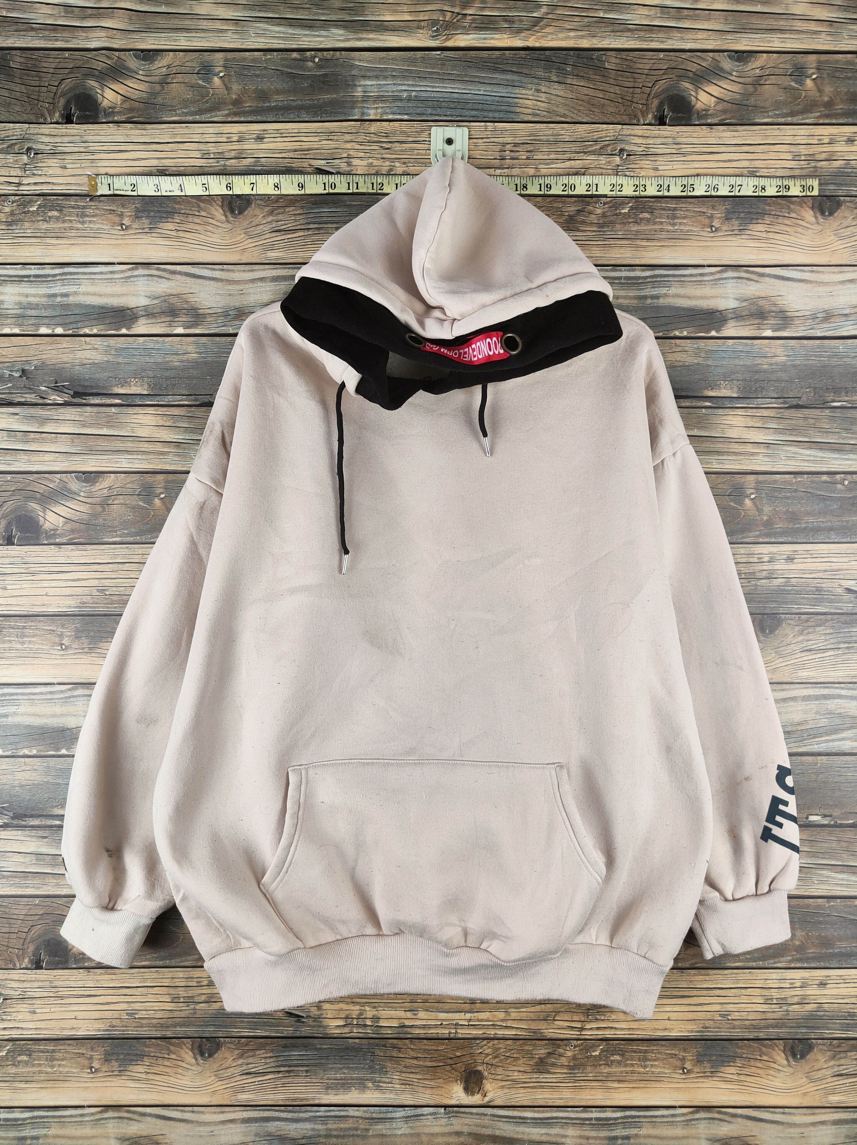 Japanese Brand Hot 🔥 Stuff 🔥 Cocomomo Beige Hoodie Sweatshirts Size US XL / EU 56 / 4 - 1 Thumbnail