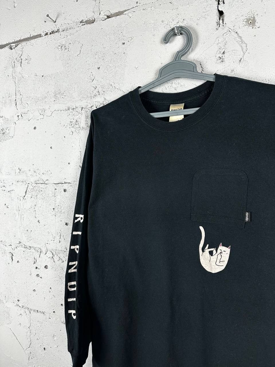 RIPNDIP × Vintage Vintage Rip N Dip ICONIC LS T Shirt Pocket Graphic Cat Size US XL / EU 56 / 4 - 3 Thumbnail