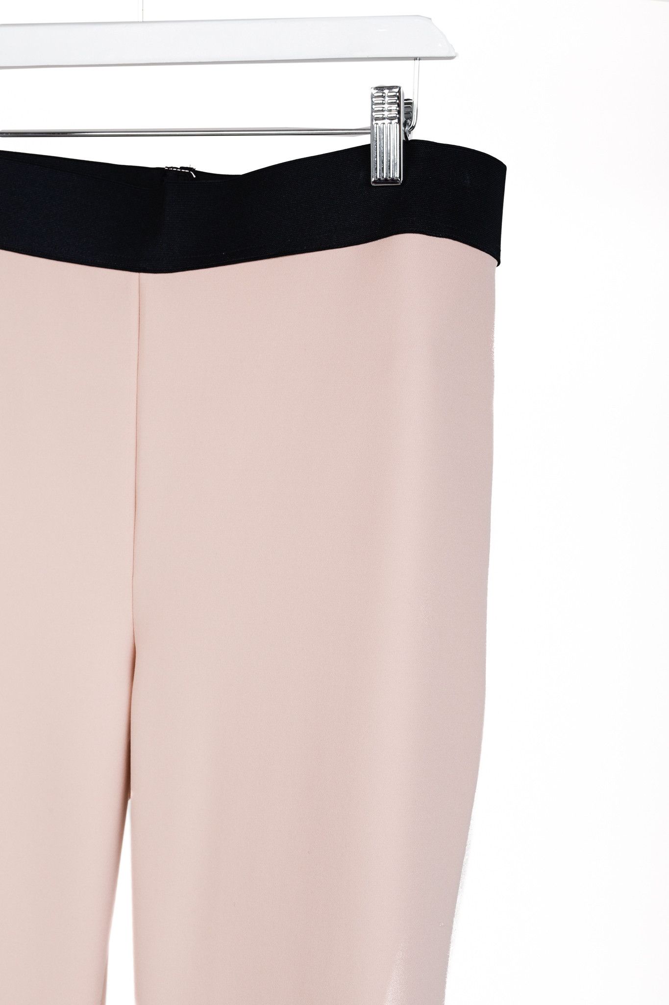 Marie Saint Pierre Marie Saint Pierre Peach Neoprene Straight-Leg Pants Size 36" / US 14 / IT 50 - 4 Thumbnail