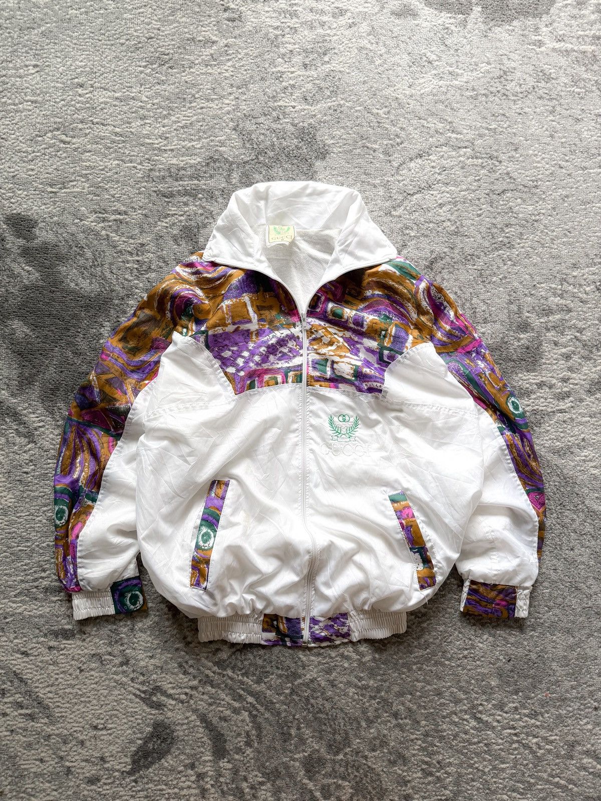 Vintage 80’s Bootleg Gucci Windbreaker Size US M / EU 48-50 / 2 - 2 Thumbnail