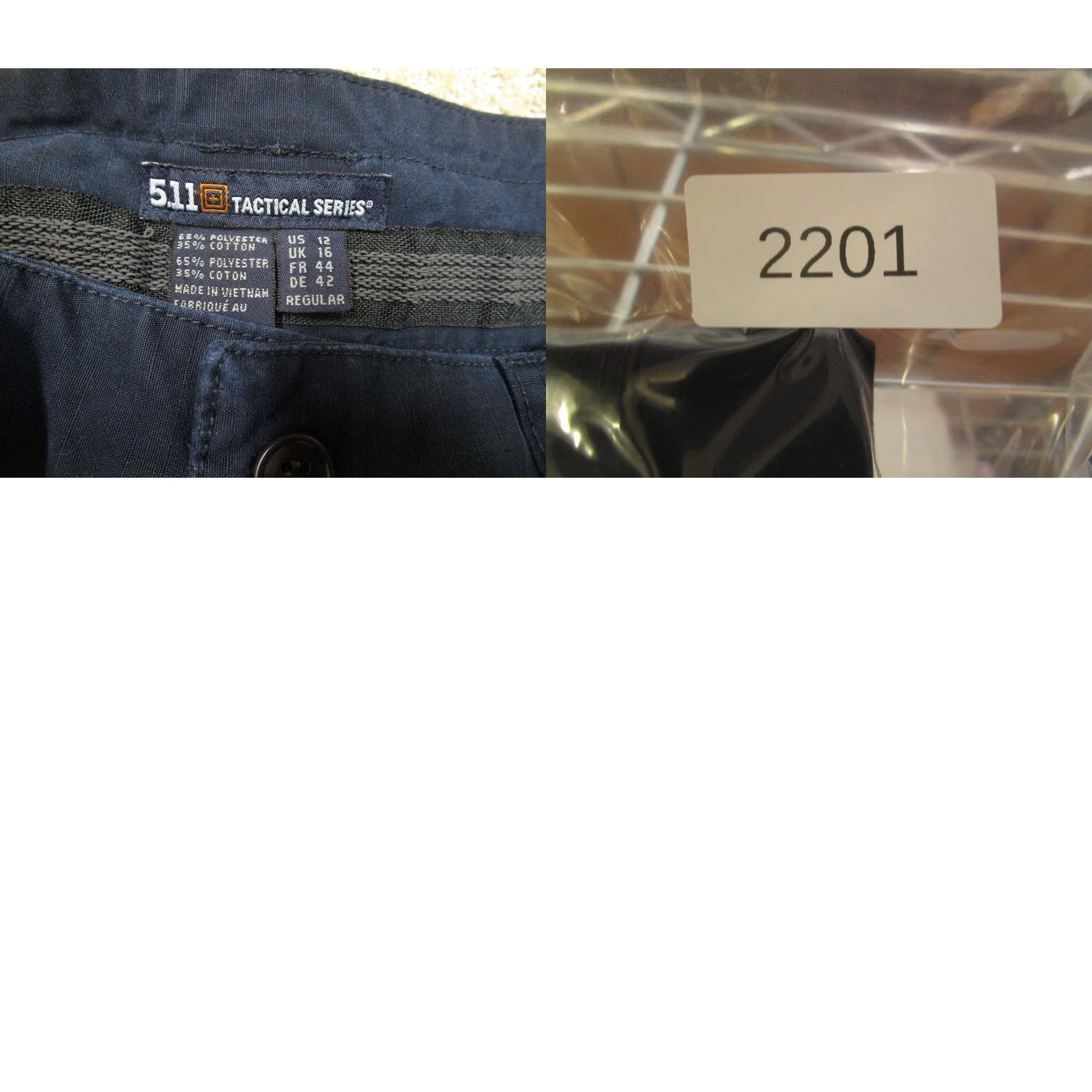 Vintage 5.11 Tactical Pants Women 12 Blue Rip Stop Cargo Pro Series Trousers Size 34" / US 12 / IT 48 - 8 Thumbnail