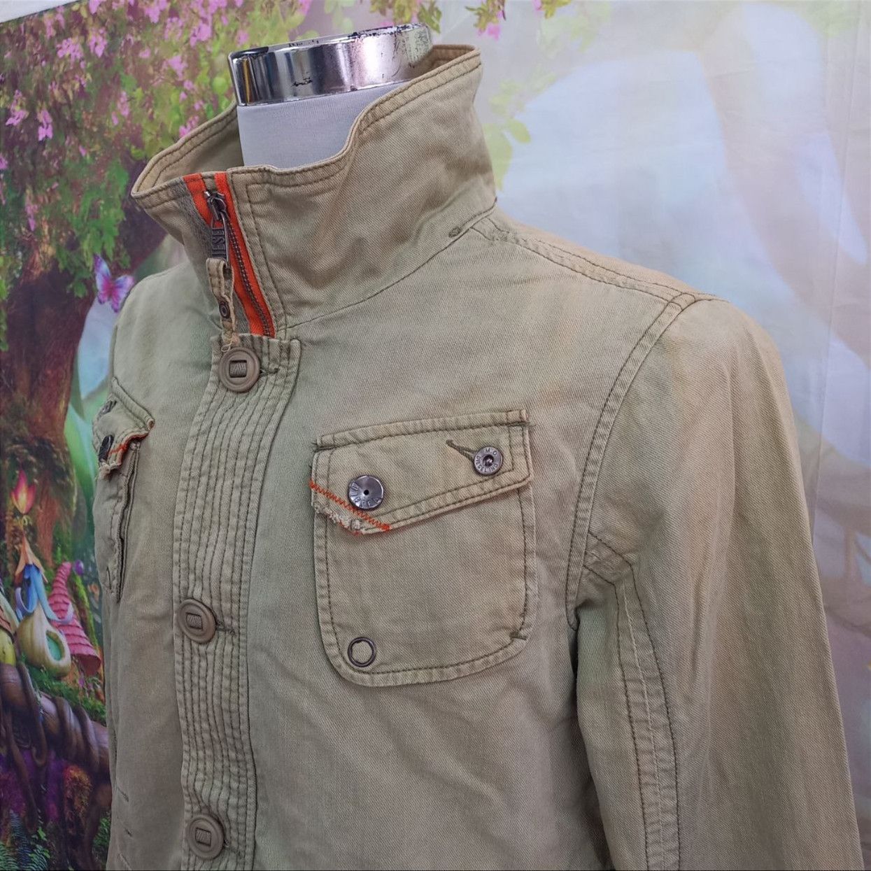 Diesel DIESEL 4/SL78 Military Utility Parka Jacket Size US L / EU 52-54 / 3 - 3 Thumbnail