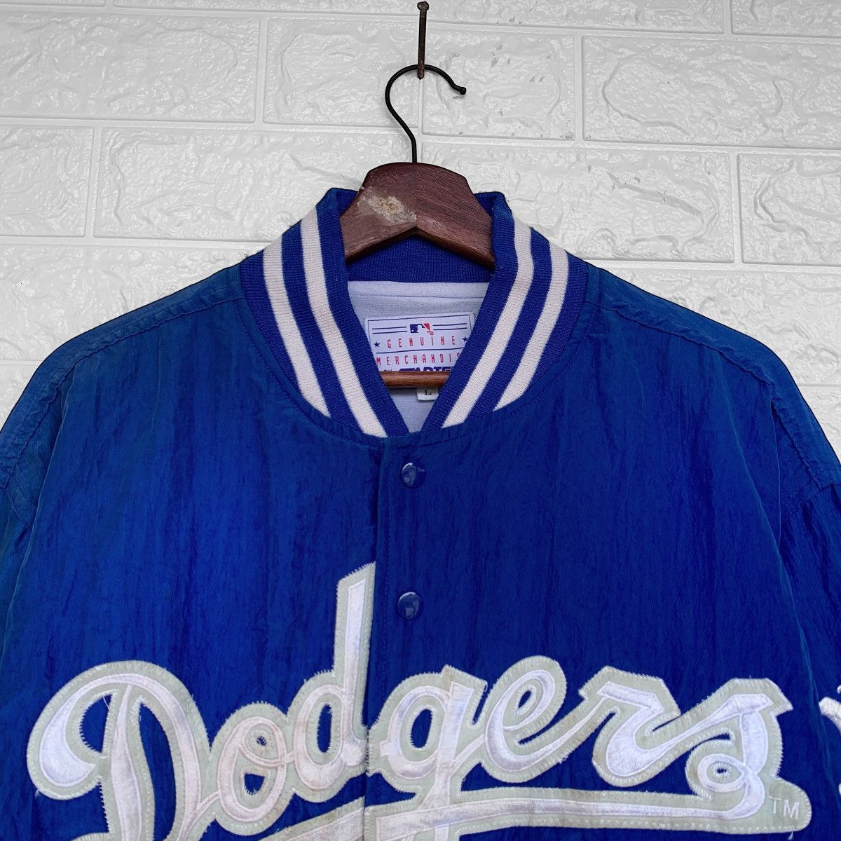 MLB Vintage 90s Starter MLB Dodgers Varsity Baseball Jacket Size US L / EU 52-54 / 3 - 7 Thumbnail