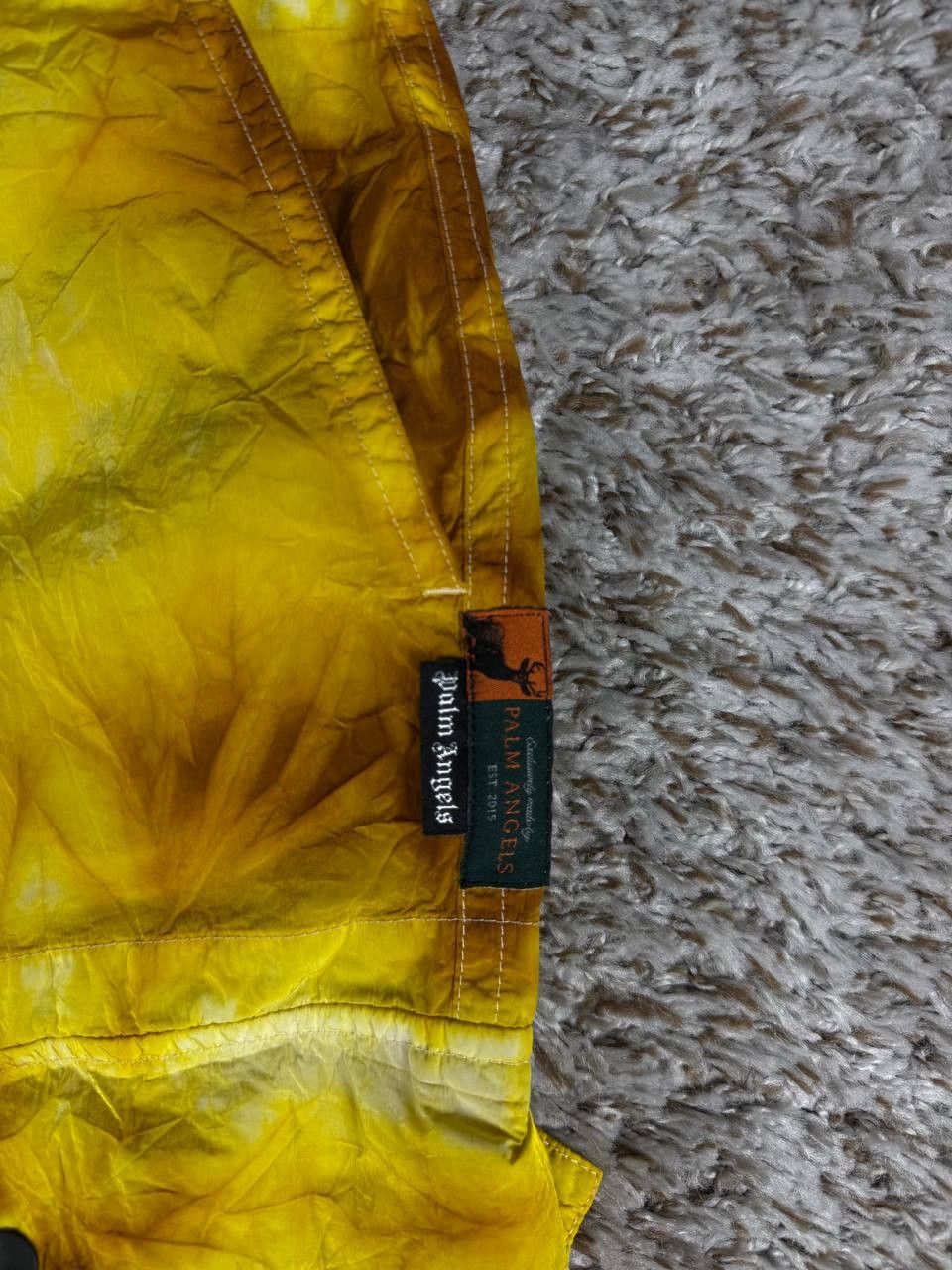 Palm Angels Palm Angels Tie-Dye Shell Cargo Pants Yellow Size US 30 / EU 46 - 5 Thumbnail