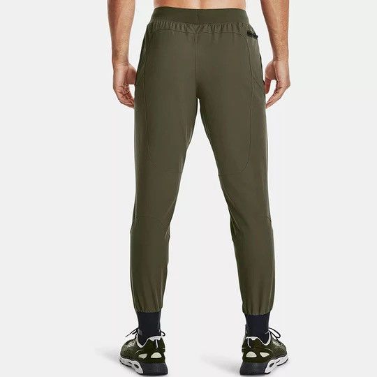 Under Armour Under Armour UA Unstoppable Fitted Green Joggers Size US 28 / EU 44 - 2 Thumbnail
