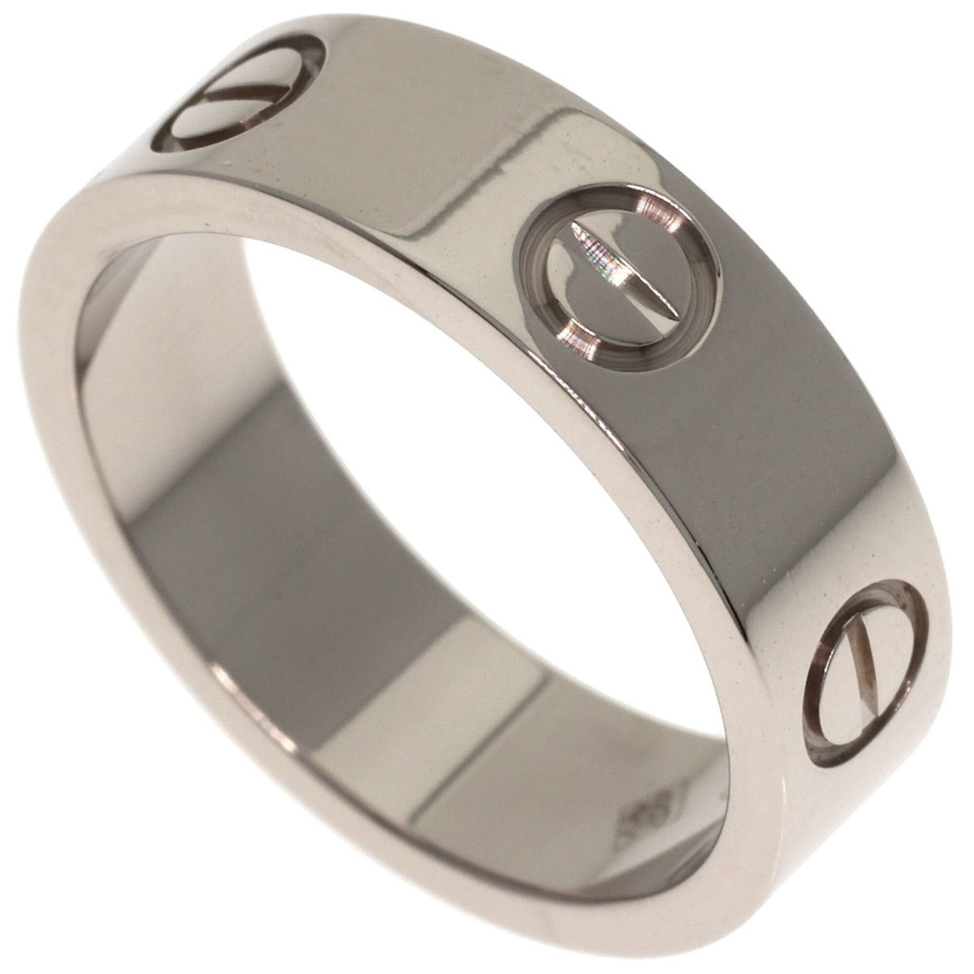 Cartier Cartier Love Ring #52, 18K White Gold, Women's Ring, CARTIER Size ONE SIZE - 1 Thumbnail