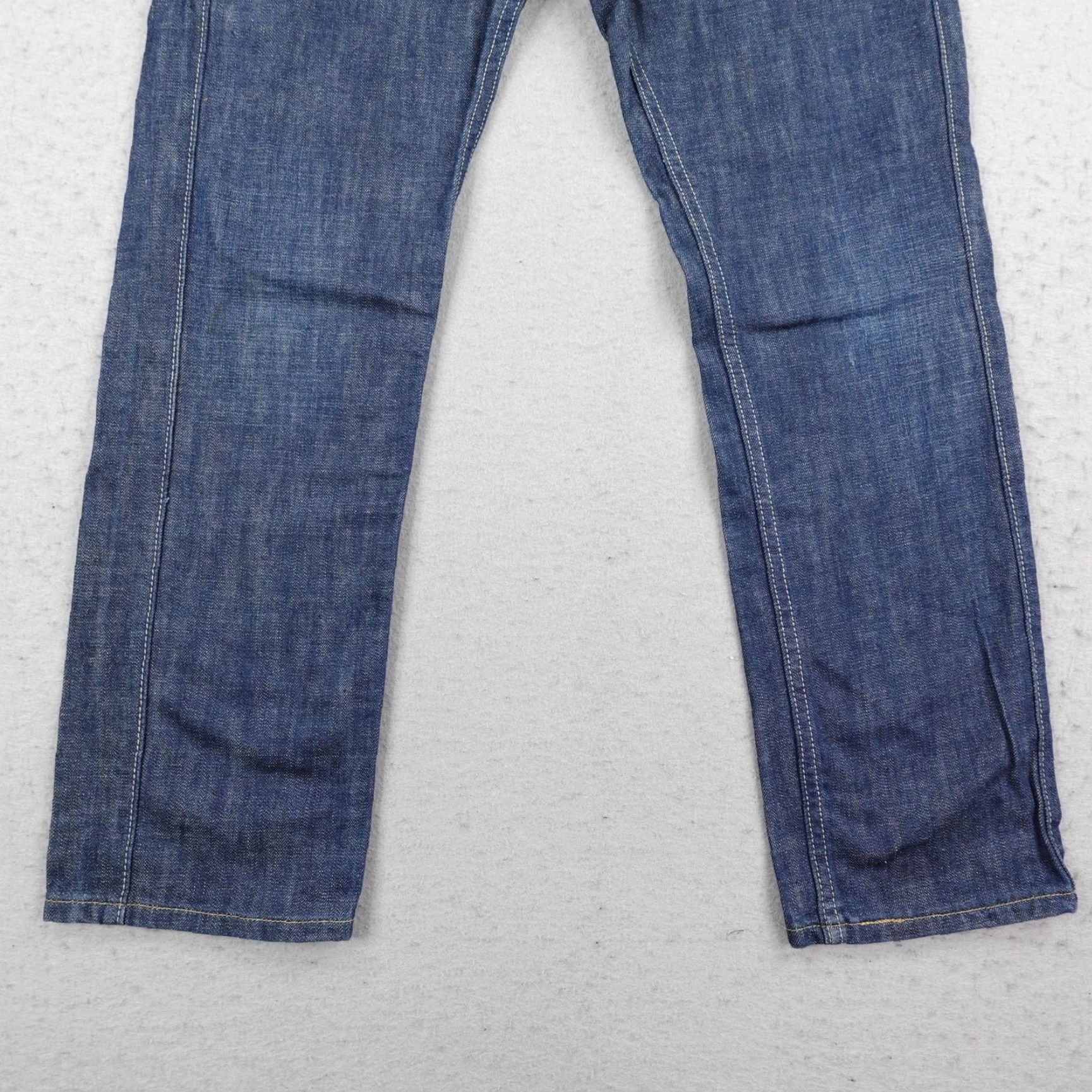 Levi's Levi's Jeans Men 32x30 Blue 511 Skinny Raw Denim Cinch Waist 5-Pocket Pocket Logo Zipper Button Size US 32 / EU 48 - 3 Thumbnail