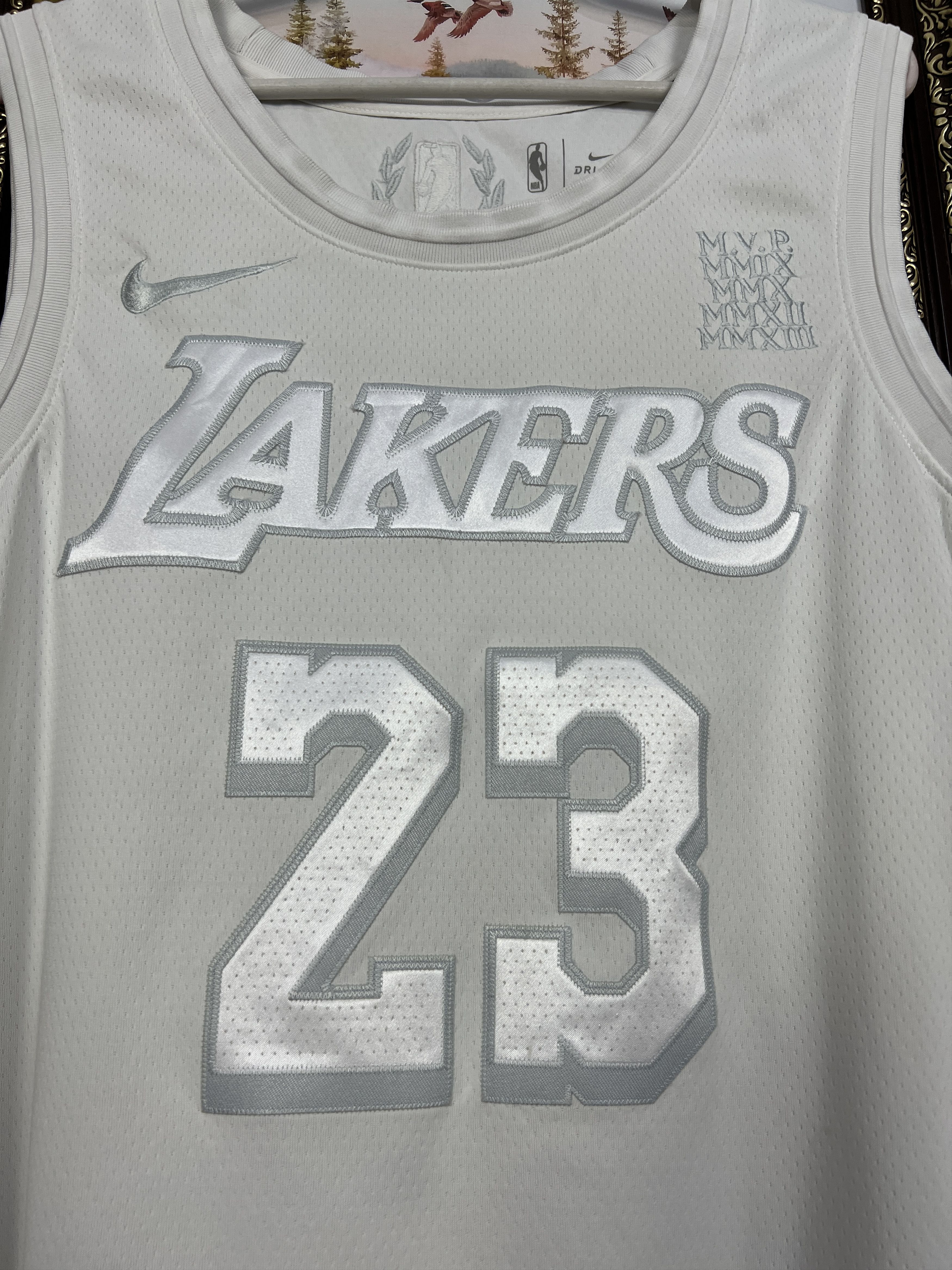 Nike Los Angeles Lakers LeBron James NBA Jersey Shirt Rare Size US XL / EU 56 / 4 - 3 Thumbnail