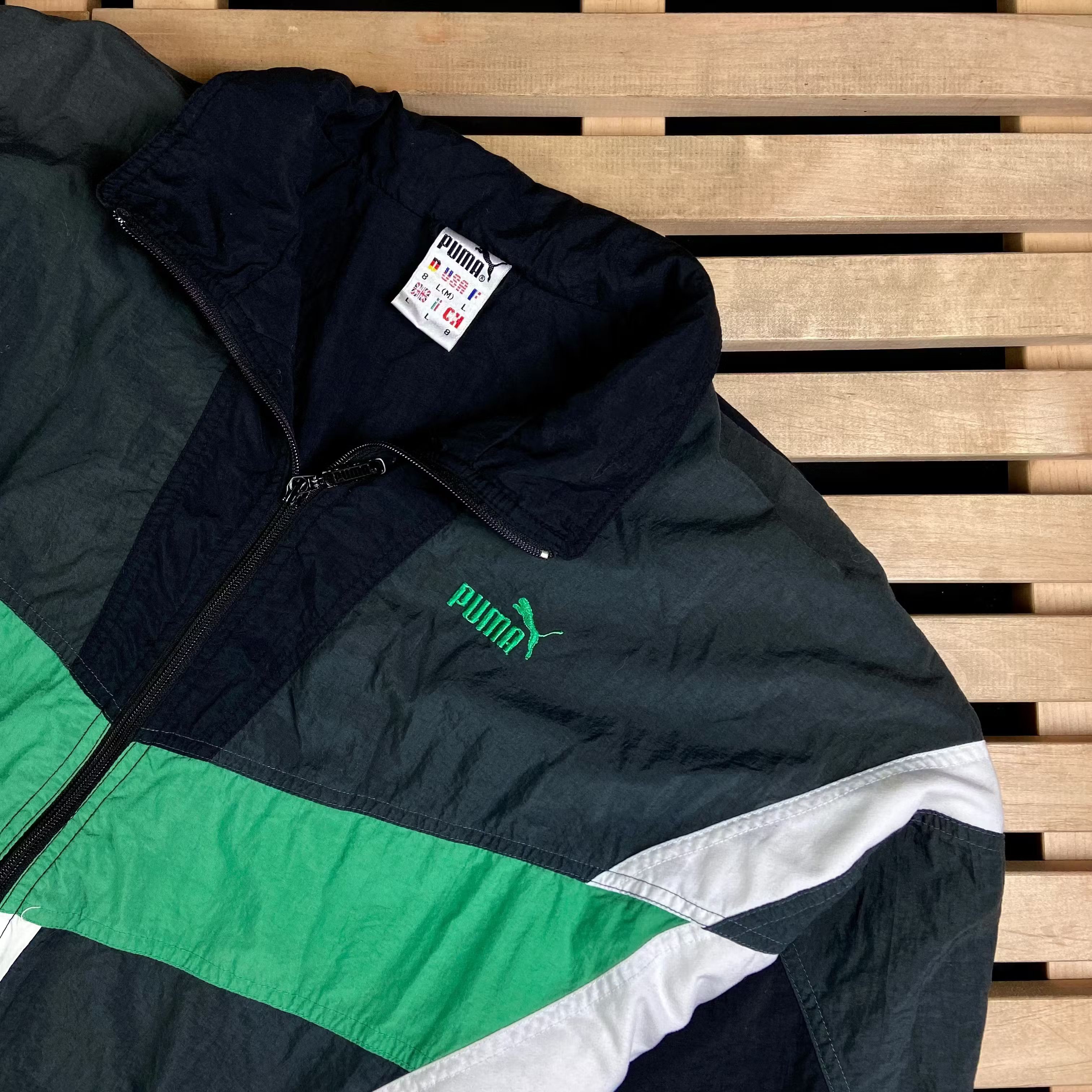 Puma × Vintage Mens Bomber Jacket Puma Vintage Size L Size US L / EU 52-54 / 3 - 2 Thumbnail