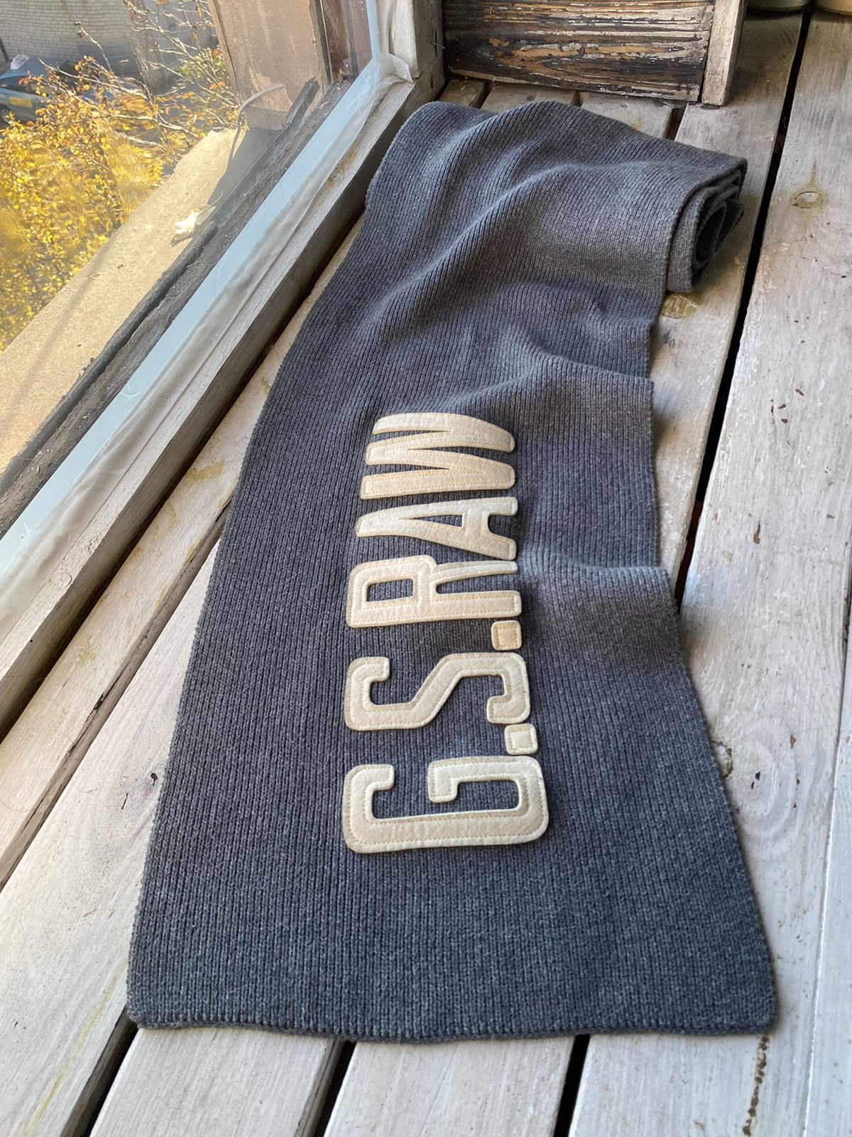 G-Star Vintage 90s G-Star Raw BIG LOGO Scarf Size ONE SIZE - 1 Thumbnail