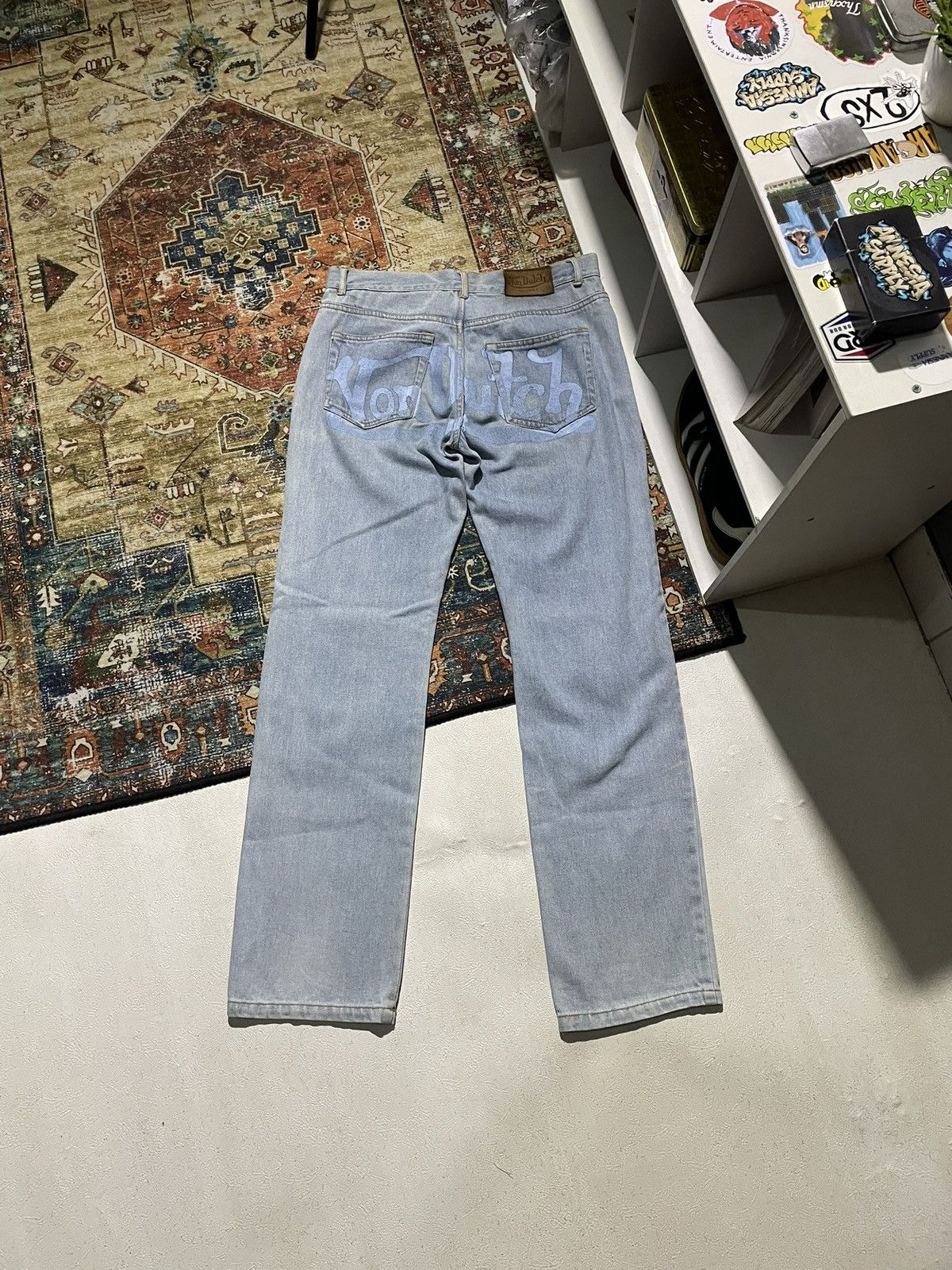 Von Dutch SOOOOLLLDD Vintage 2000's Y2k Denim Pants Vonducth Size US 30 / EU 46 - 1 Thumbnail