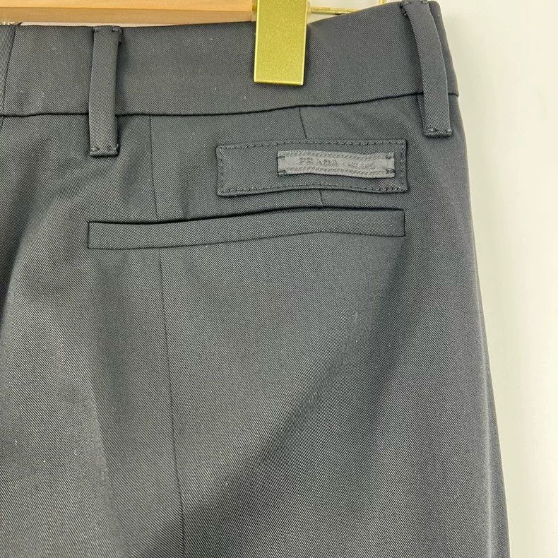 Prada Prada Black straight slim suit pants 2505-Nextarrow Size US 38 / EU 54 - 5 Thumbnail