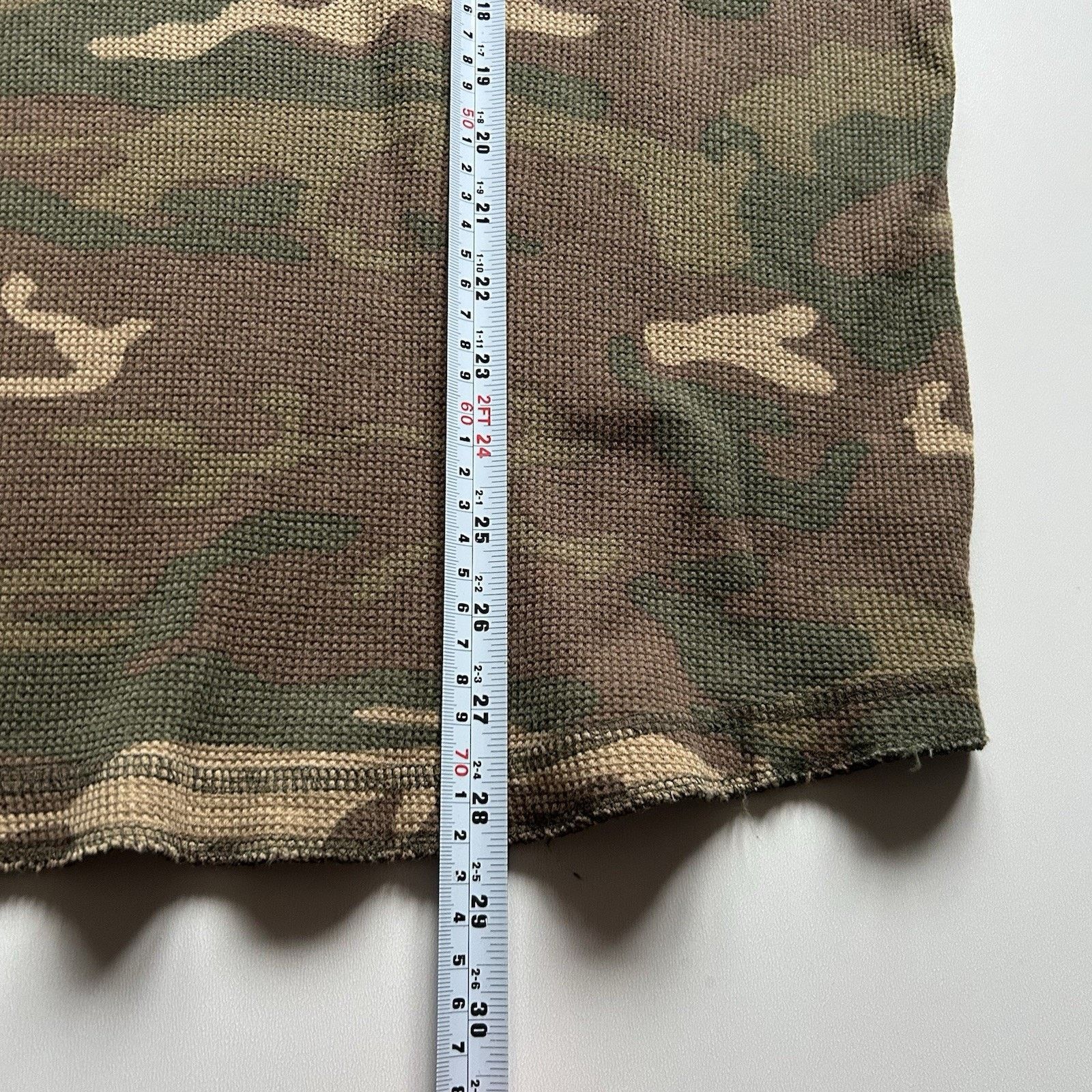 Mossimo Vintage Woodland Camo Waffle Thermal Long Sleeve Shirt XL Size US XL / EU 56 / 4 - 6 Thumbnail