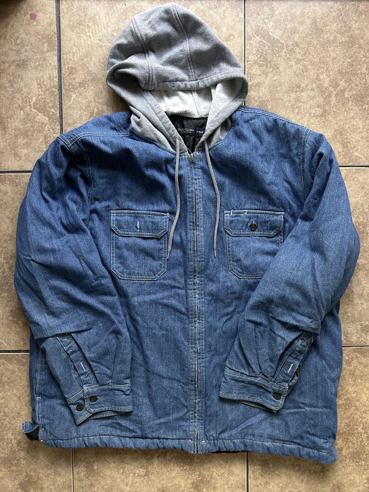Faded Glory Denim coat Size US XL / EU 56 / 4 - 1 Thumbnail