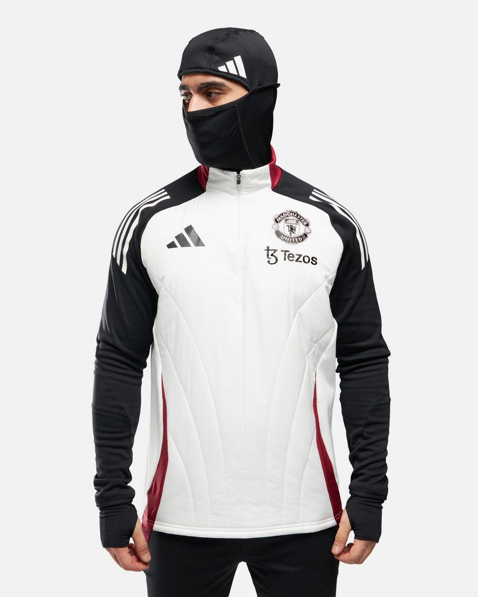 Adidas MANCHESTER UNITED 2024/2025 TOP WITH INTEGRATED BALACLAVA XL Size US XL / EU 56 / 4 - 1 Thumbnail