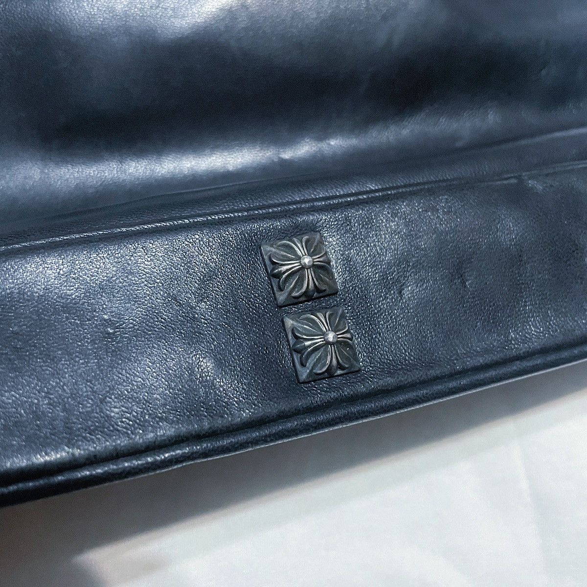 Chrome Hearts 💥SOLD💥 Chrome Hearts Pyramid Studs Clutch Bag Size ONE SIZE - 11 Thumbnail