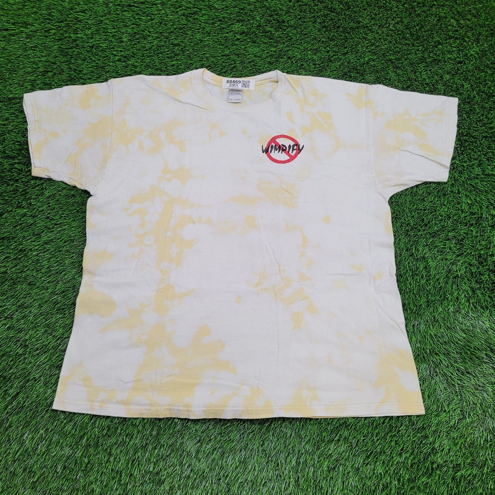 Fruit Of The Loom VTG 90s No Wimps Bandit Robber Obstacles Tie-Dye Shirt 2XL Size US XXL / EU 58 / 5 - 4 Thumbnail