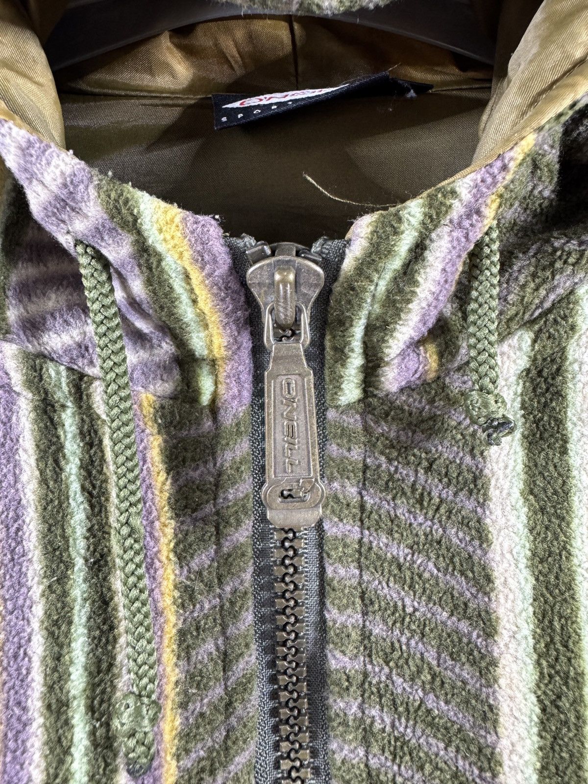 O'Neill 🔥 Vintage 90's O'neill Surfing Hoodie fleece baggy zipper Size US L / EU 52-54 / 3 - 4 Thumbnail