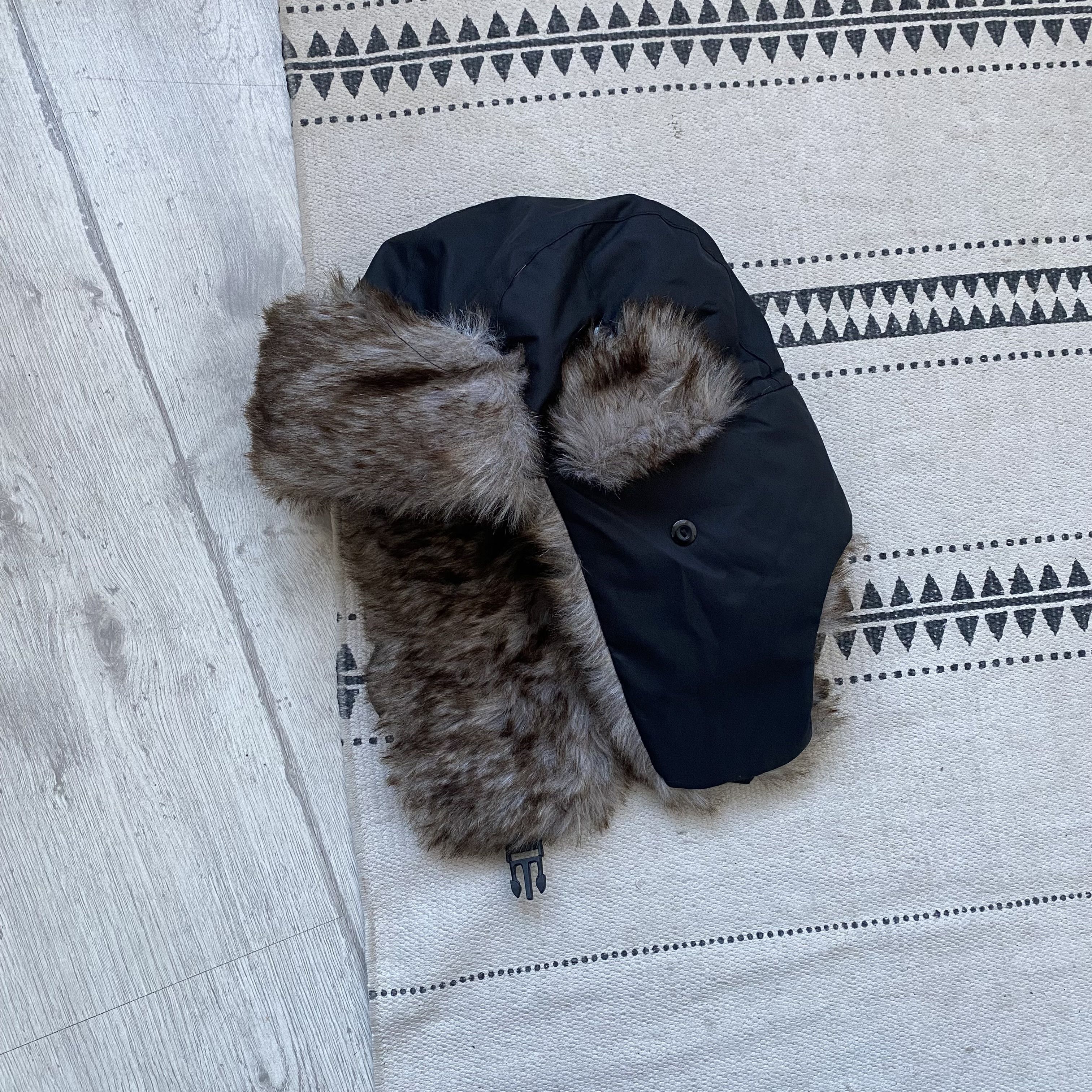 If Six Was Nine Vintage 90s StyleTrapper Fur Ushanka Winter Hat Y2k Size ONE SIZE - 2 Thumbnail